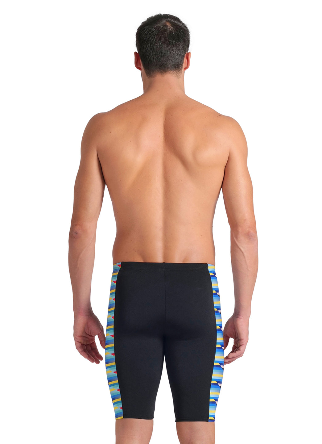 Arena Men's Racing Stripe Jammer Swimsuit、mySite、noshort
