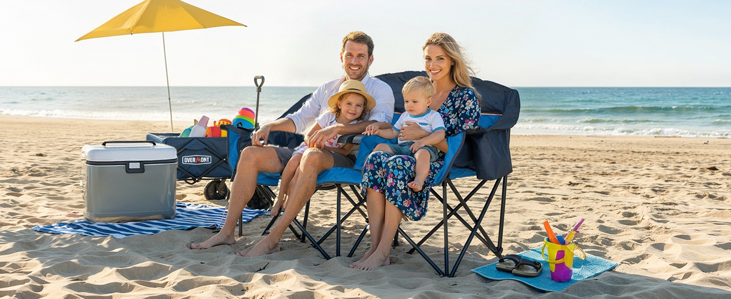 Overmont Oversized Double Camping Chair