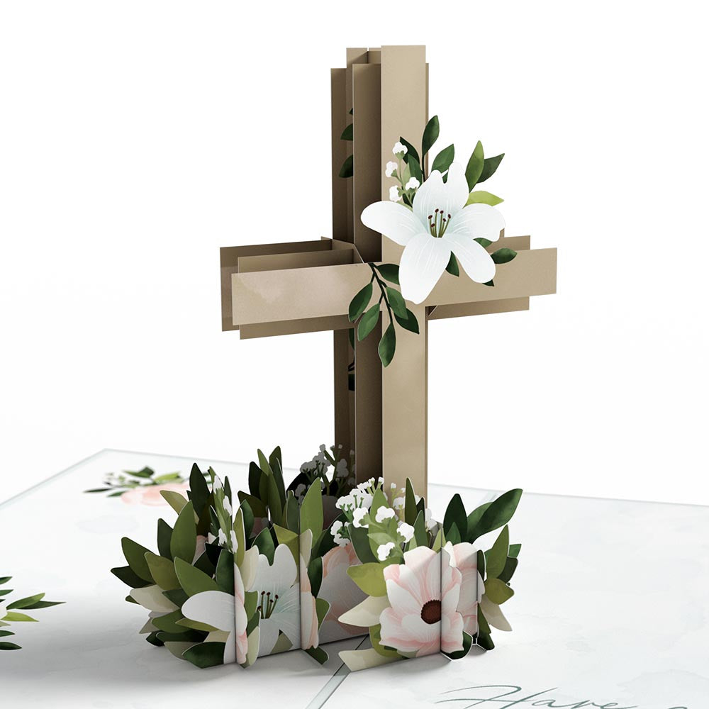 Joyous Easter Cross Pop-Up Card、mySite、solidvoid