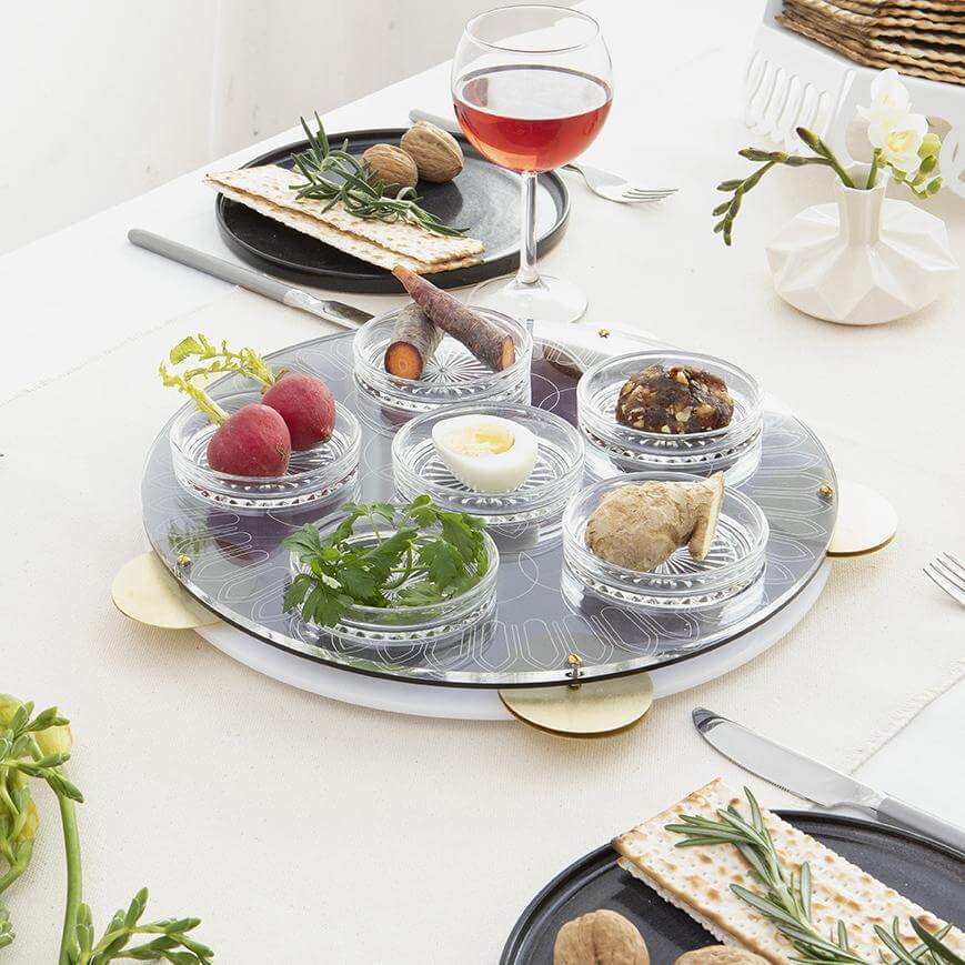 Miriam's Tambourine Seder Plate by Studio Armadillo、mySite、topwebapps