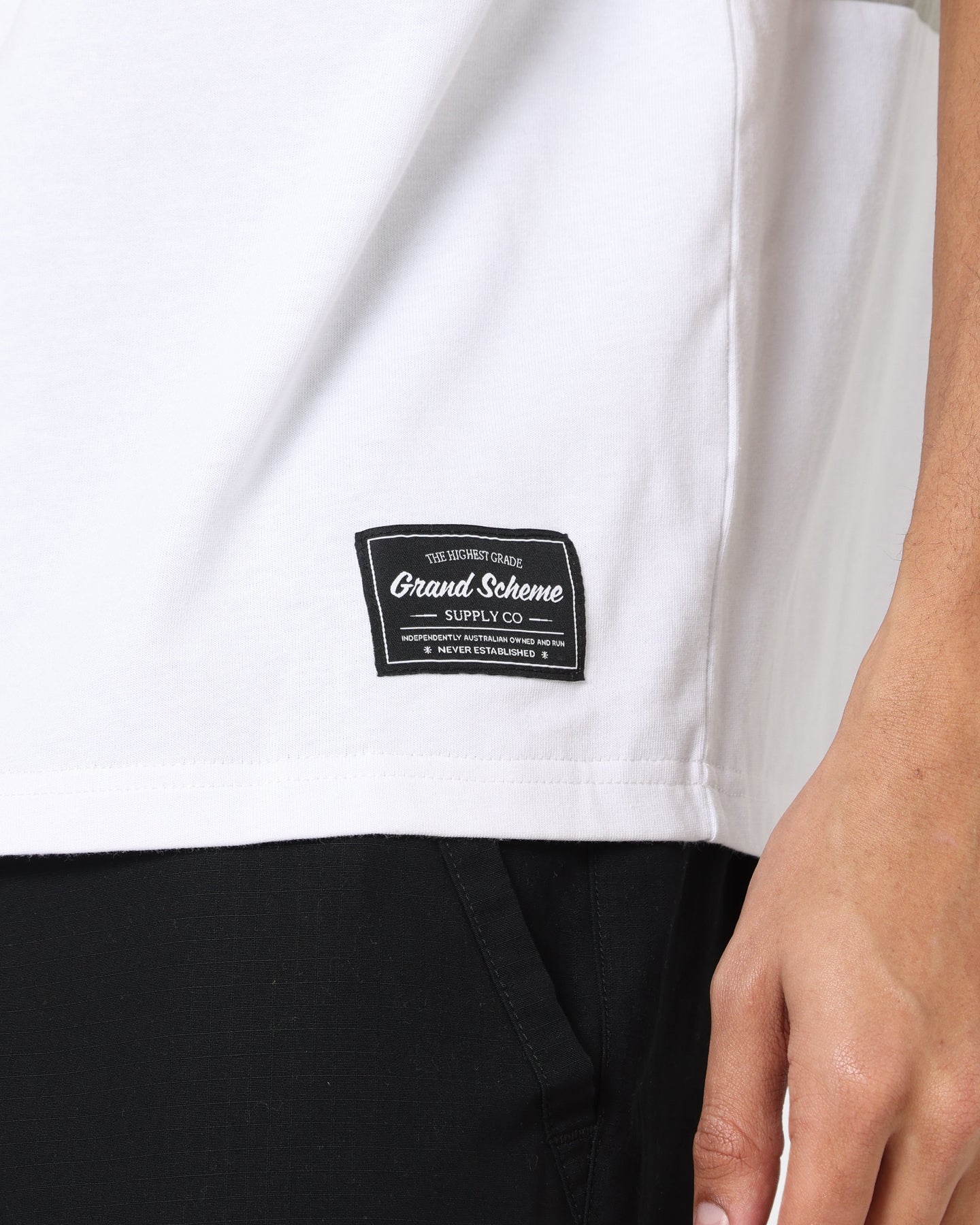 Grand Scheme Colour Block T-Shirt Black/White/Grey、mySite、zt4zffjzw