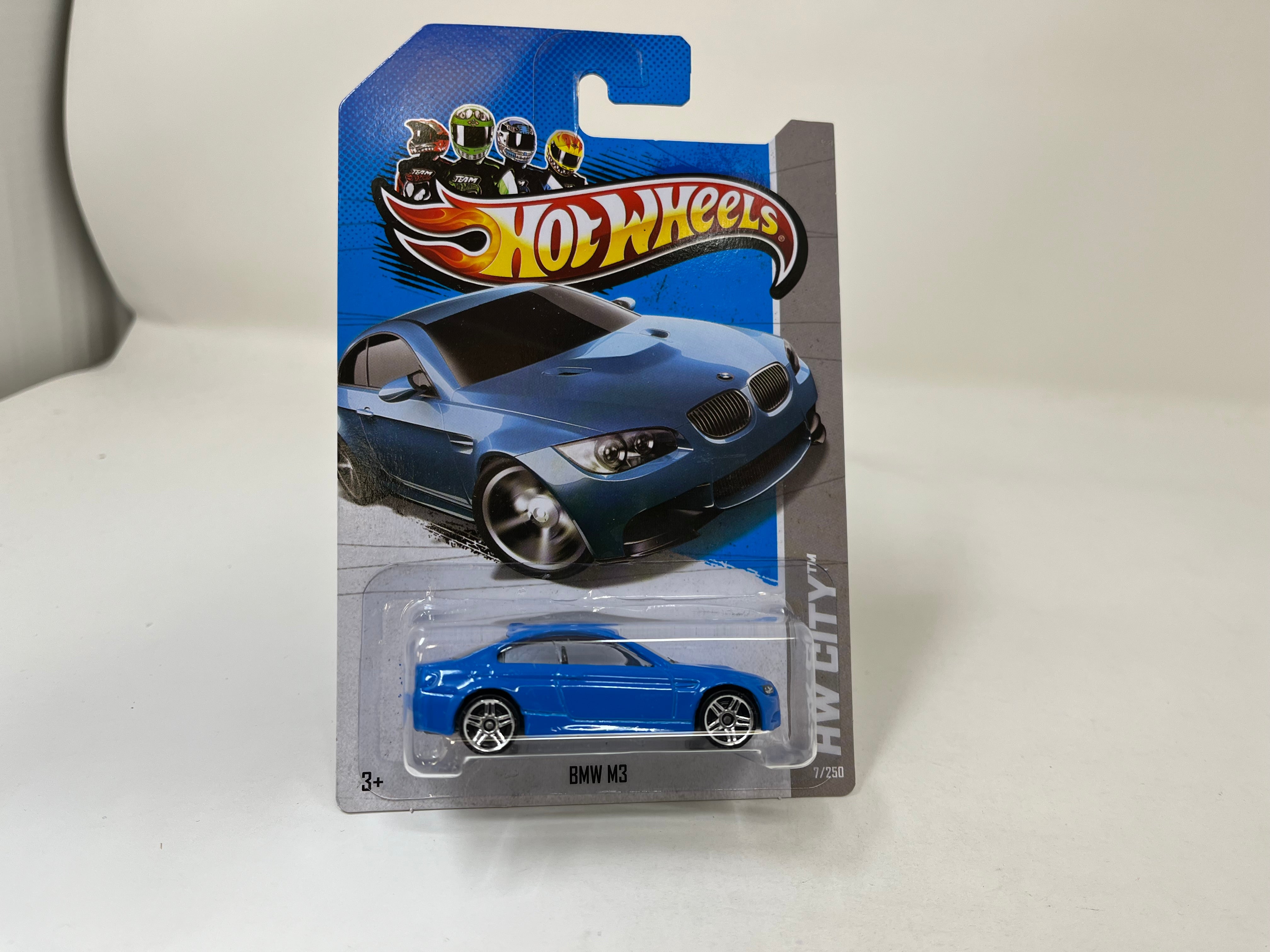 BMW M3 #7 * Blue * 2013 Hot Wheels International Card、mySite、hgirdovlk