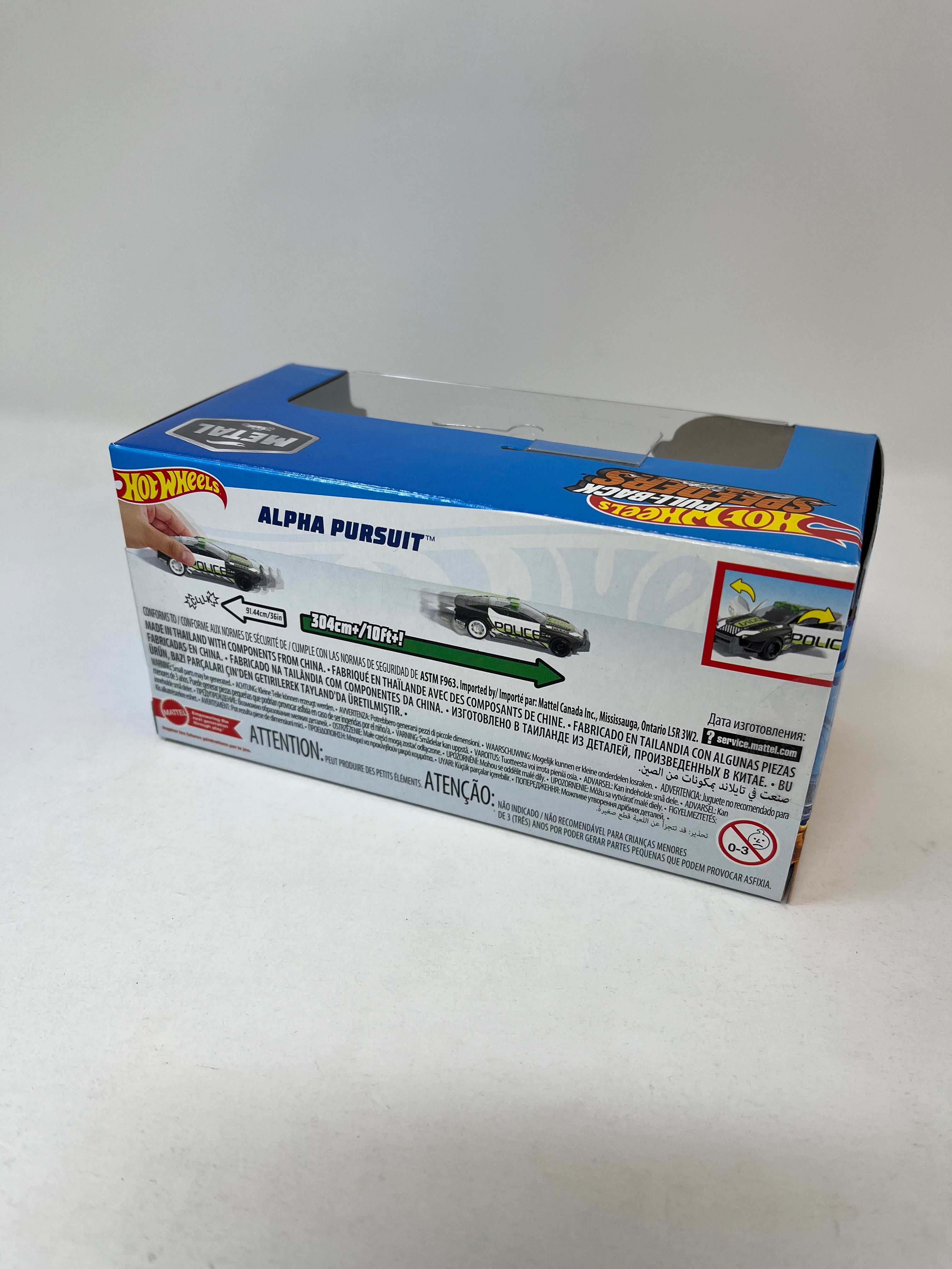 Alpha Pursuit * 2024 Hot Wheels Pull-Back Speeders 1:43 scale、mySite、hgirdovlk