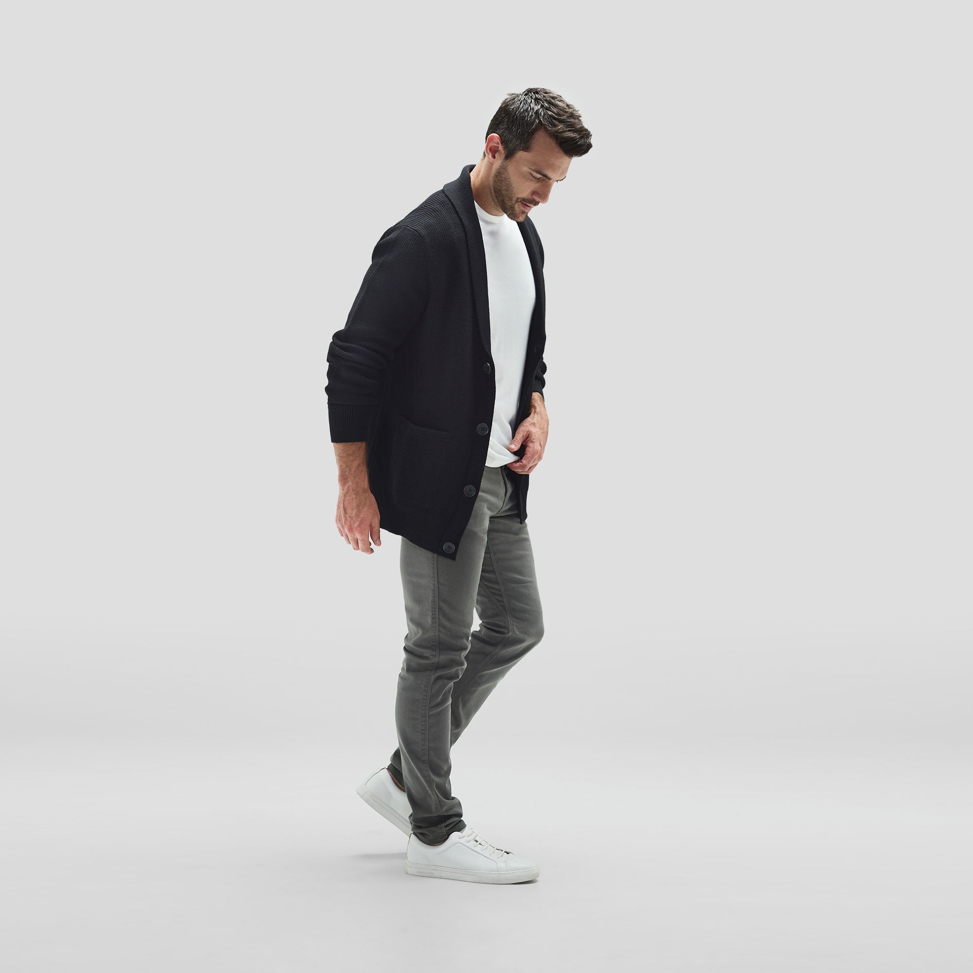 Men's Merino Cardigan、mySite、noshort