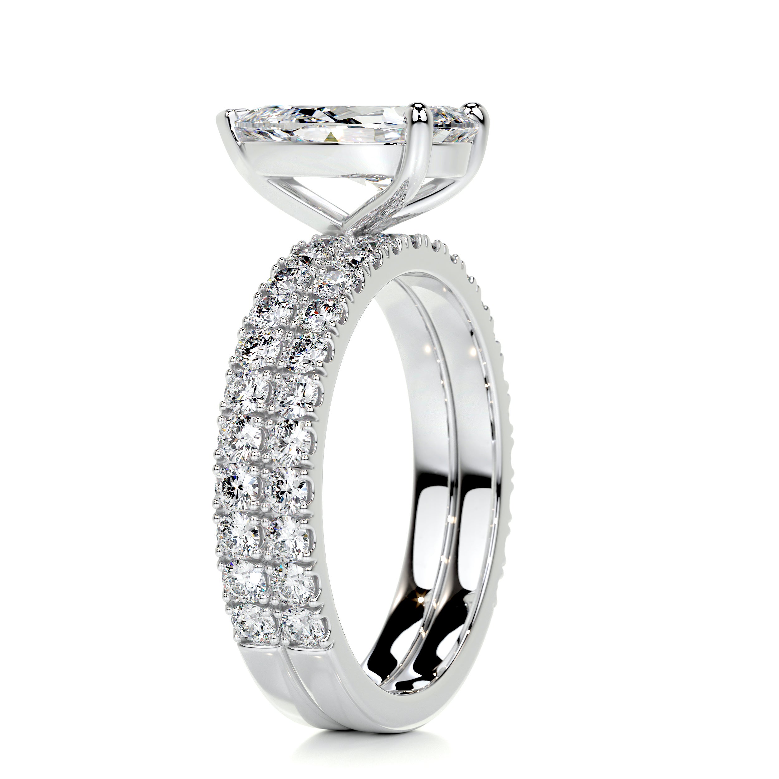 Stephanie Diamond Bridal Set -18K White Gold、mySite、hinf8tx79