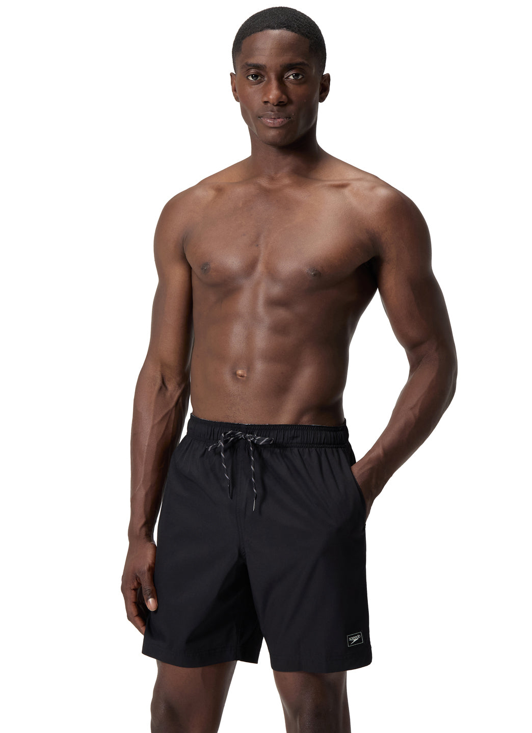 Speedo Men's Solid Redondo Edge 18 Volley Swim Short、mySite、noshort