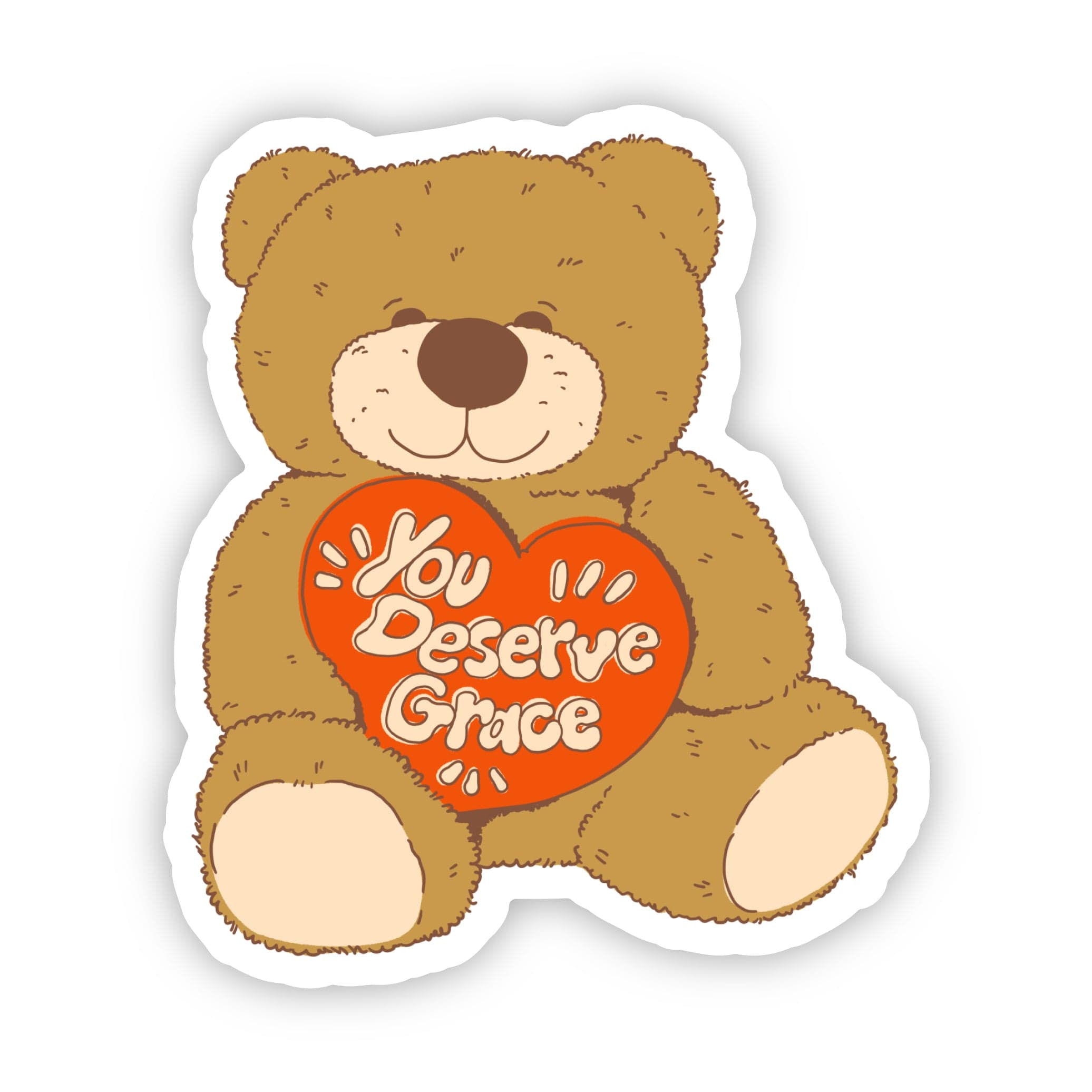  You Deserve Grace Bear Sticker、mySite、elrpsem3k