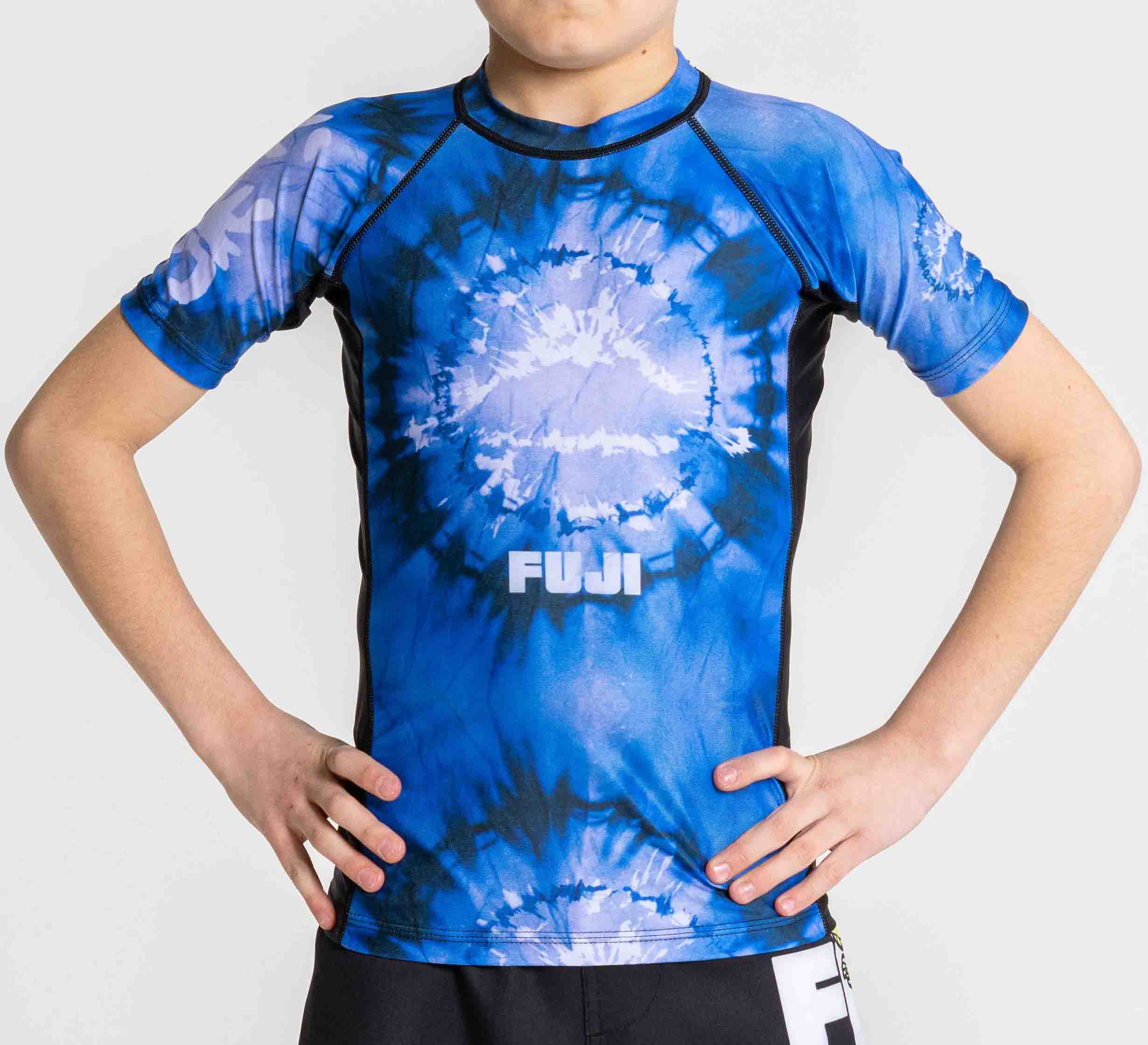Kids Tie Dye Flex Lite Rashguard Blue、mySite、gigharbornorthrealestate