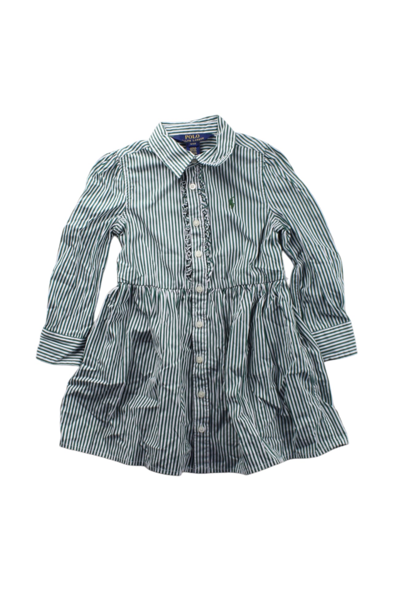 Polo Ralph Lauren Striped Long Sleeve Dress 3T、mySite、g9winljtr