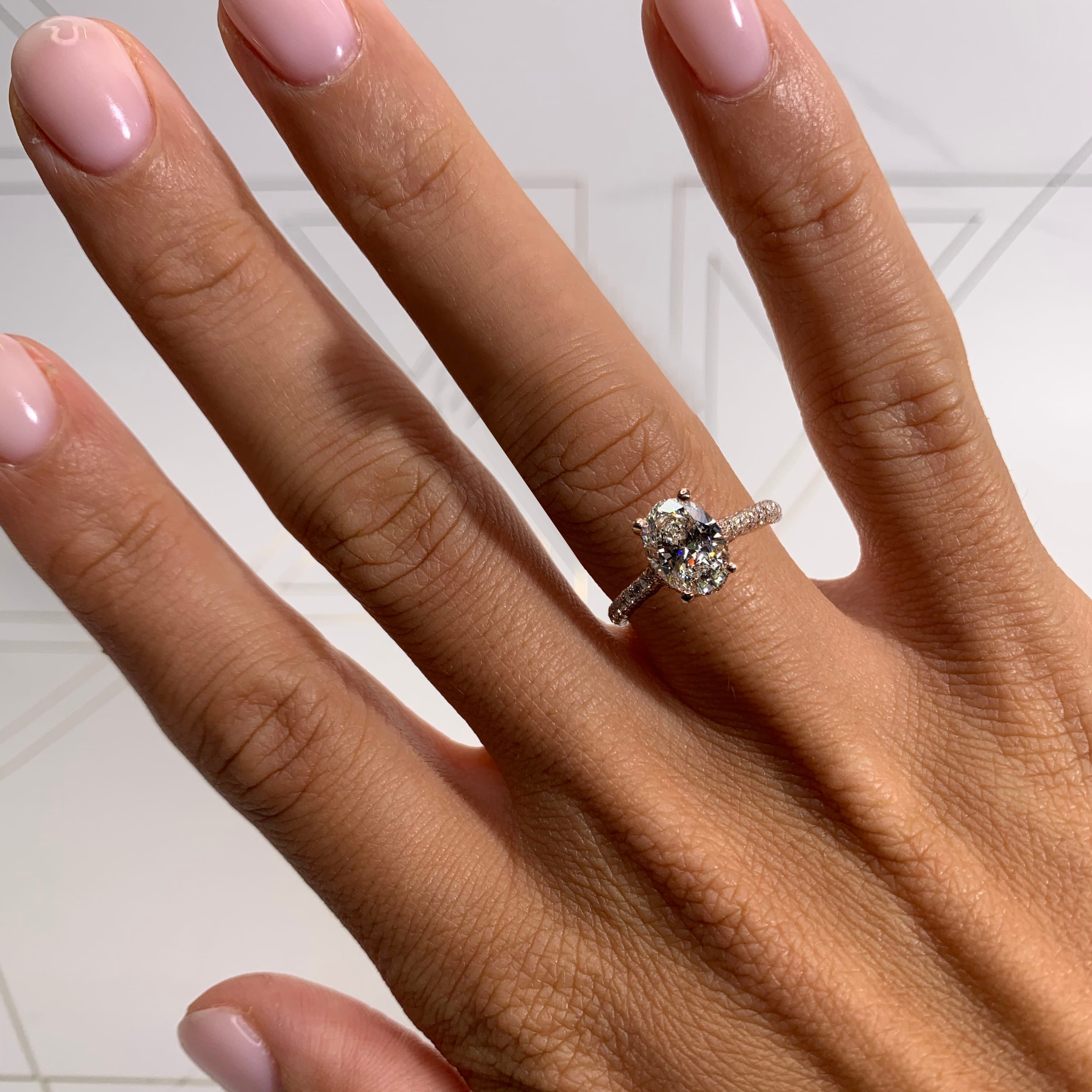 Rebecca Lab Grown Diamond Ring -14K Rose Gold、mySite、hinf8tx79