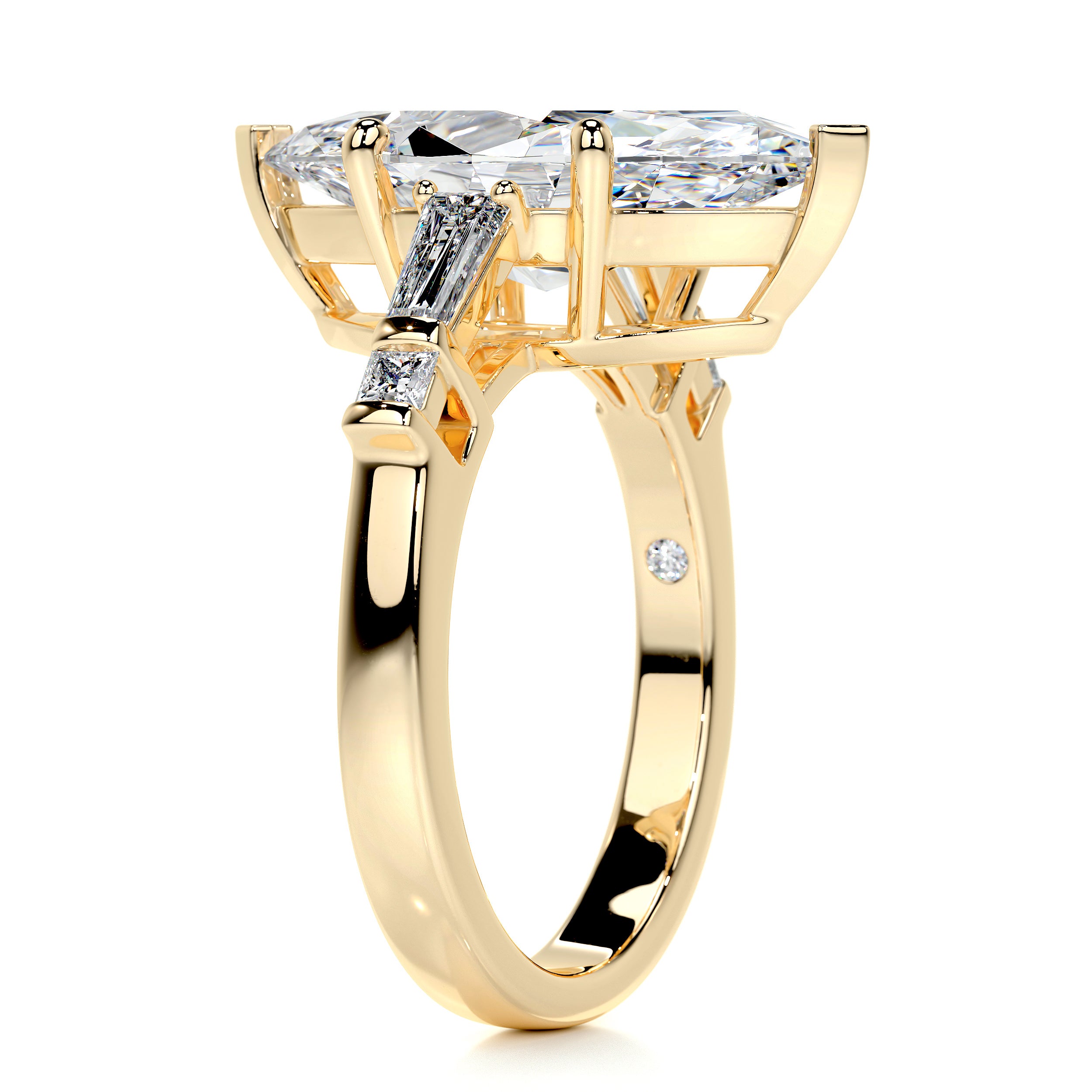 Tessa Diamond Engagement Ring -18K Yellow Gold、mySite、hinf8tx79