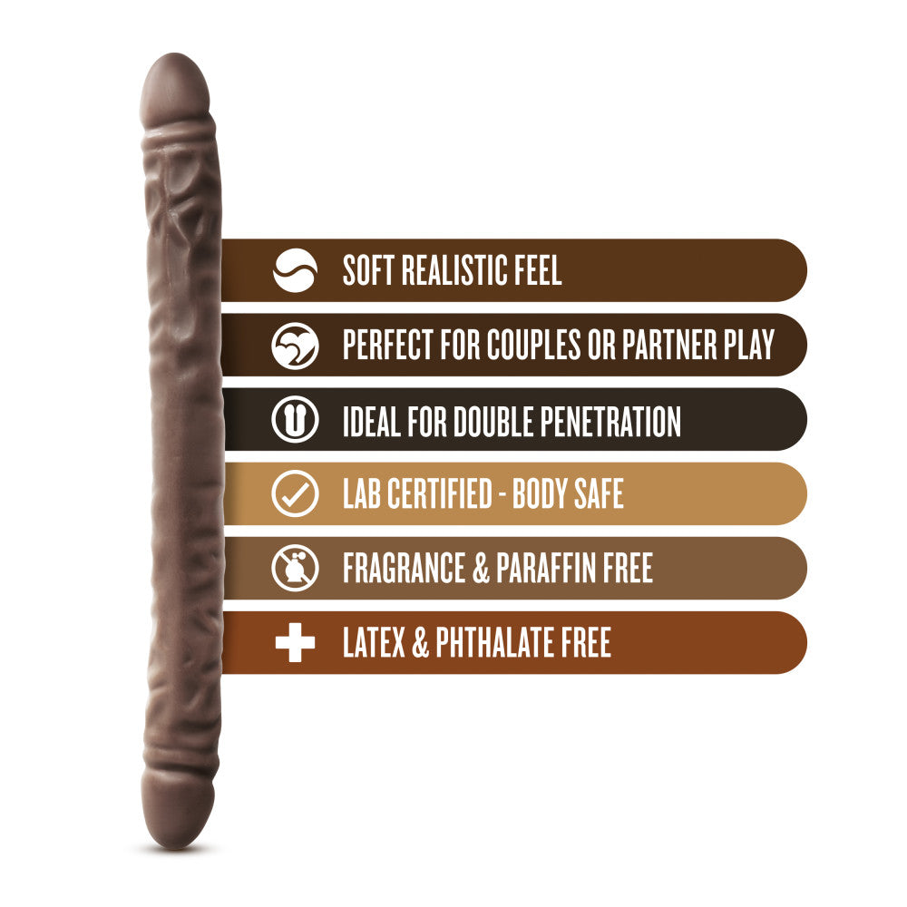 Dr. Skin By Blush® | Chocolate 18-Inch Long Dildo、mySite、bottomscart