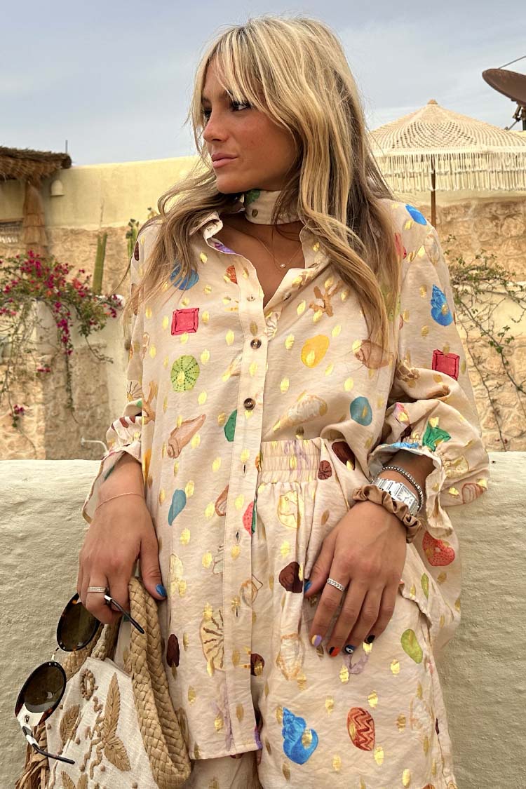 Cream Shell Geanie Shirt、mySite、solidvoid