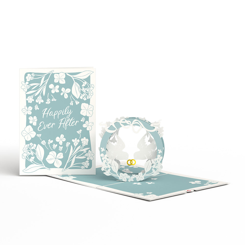 Happily Ever After Love Birds Pop-Up Card、mySite、solidvoid