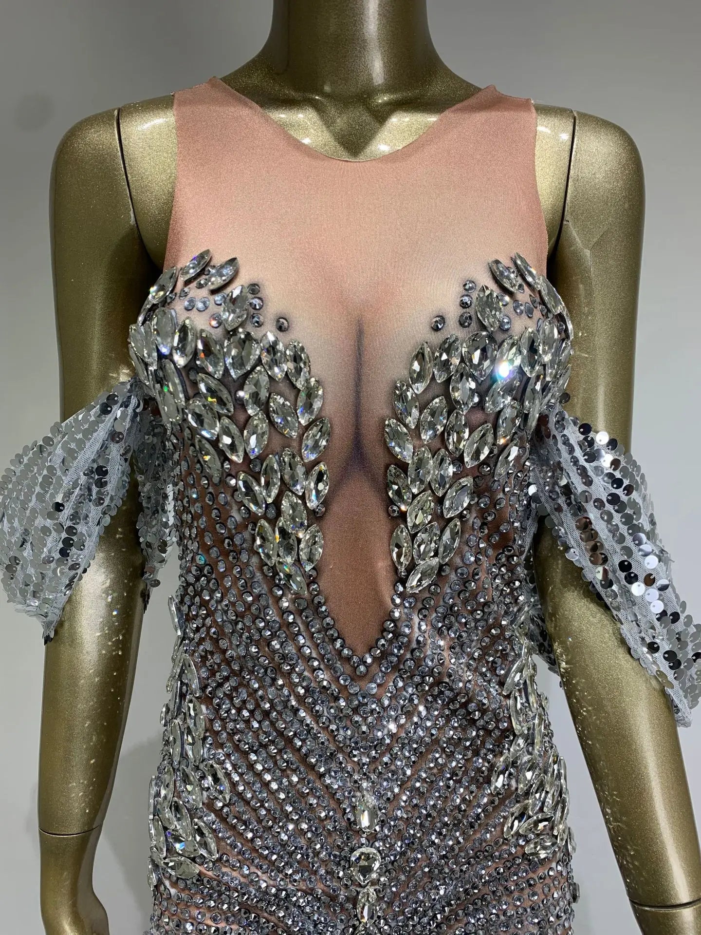  Celina Silver Jewelled Gown、mySite、merchandisen