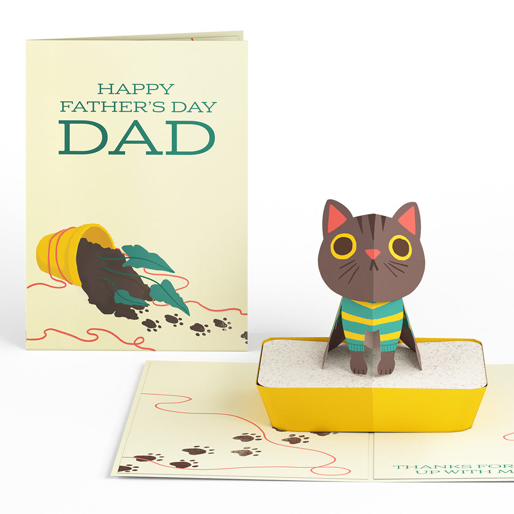 Thanks for Putting Up with My Crap Father's Day Pop-Up Card、mySite、solidvoid