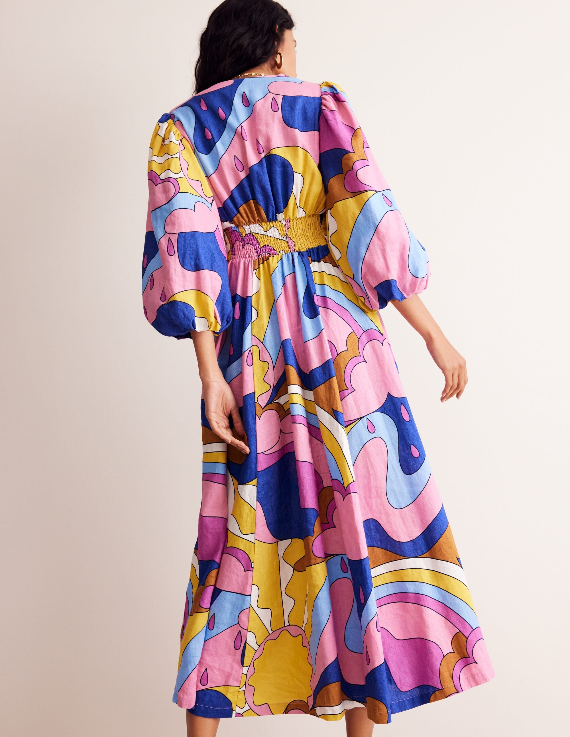  Lola Blouson Maxi Dress-Orchid Smoke, Sunshine、mySite、ashleygrahame