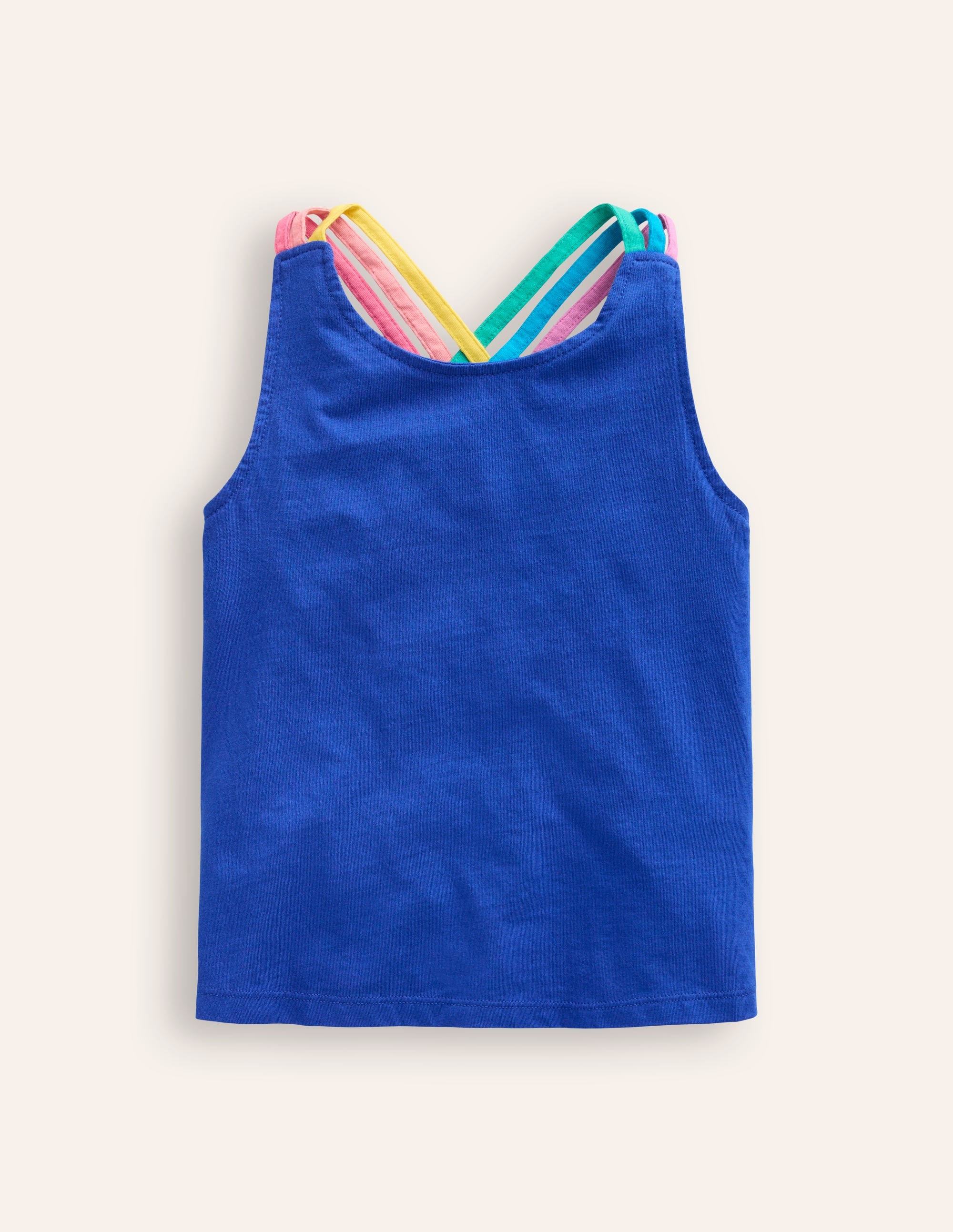  Rainbow Cross-Back Vest-Sapphire Blue、mySite、ashleygrahame