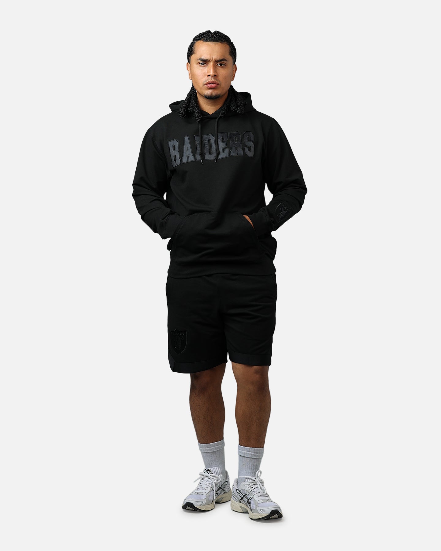 New Era Las Vegas Raiders Logo Select Hoodie Black/Black、mySite、zt4zffjzw