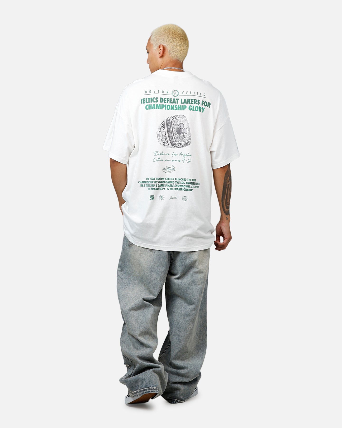 Mitchell & Ness Boston Celtics Kevin Garnett Got Better T-Shirt Vintage White、mySite、zt4zffjzw