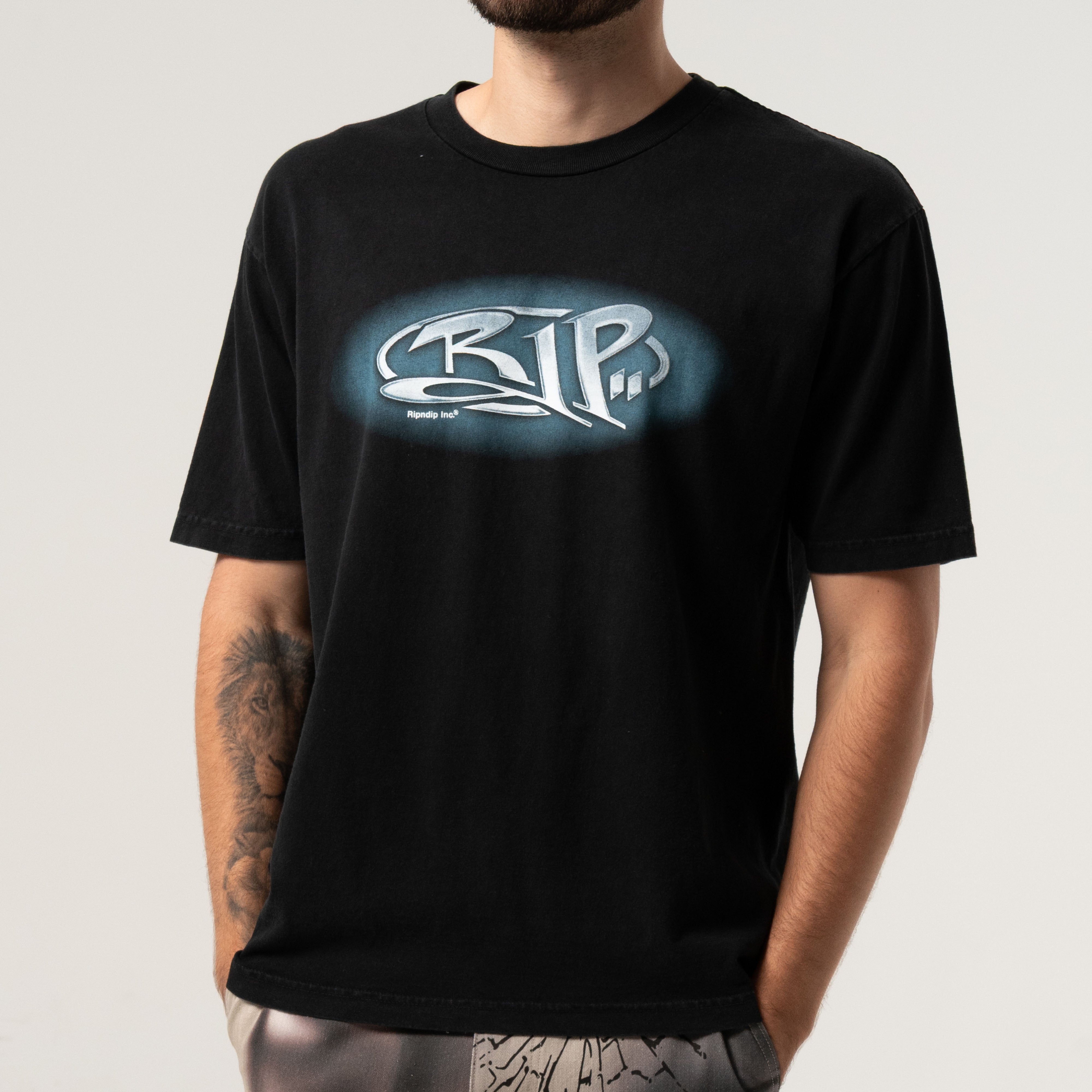  Ripped Tee (Black Vintage Wash)、mySite、merchandisen