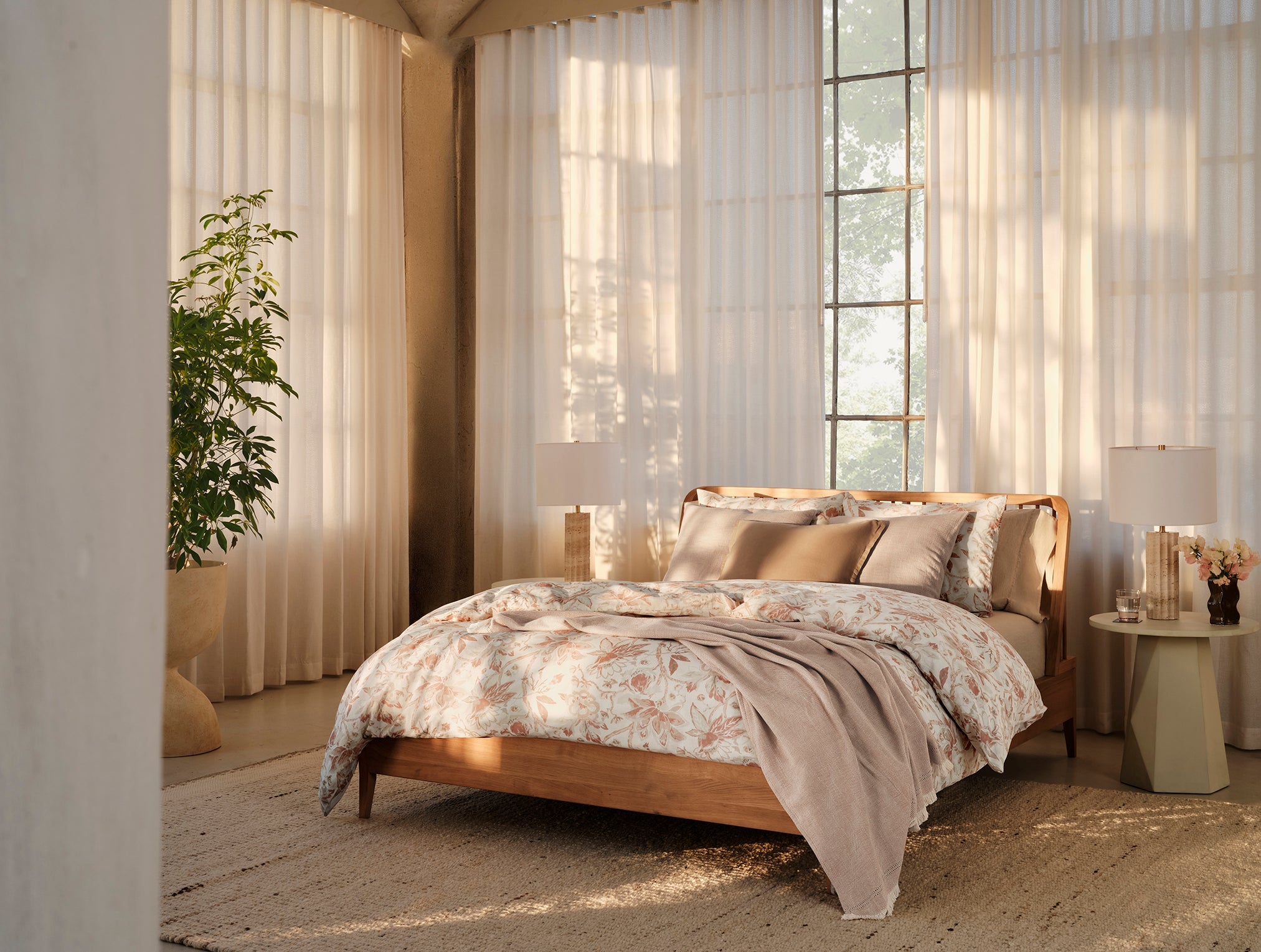  Sea Bloom Print Duvet Set、mySite、sugarbowlscore