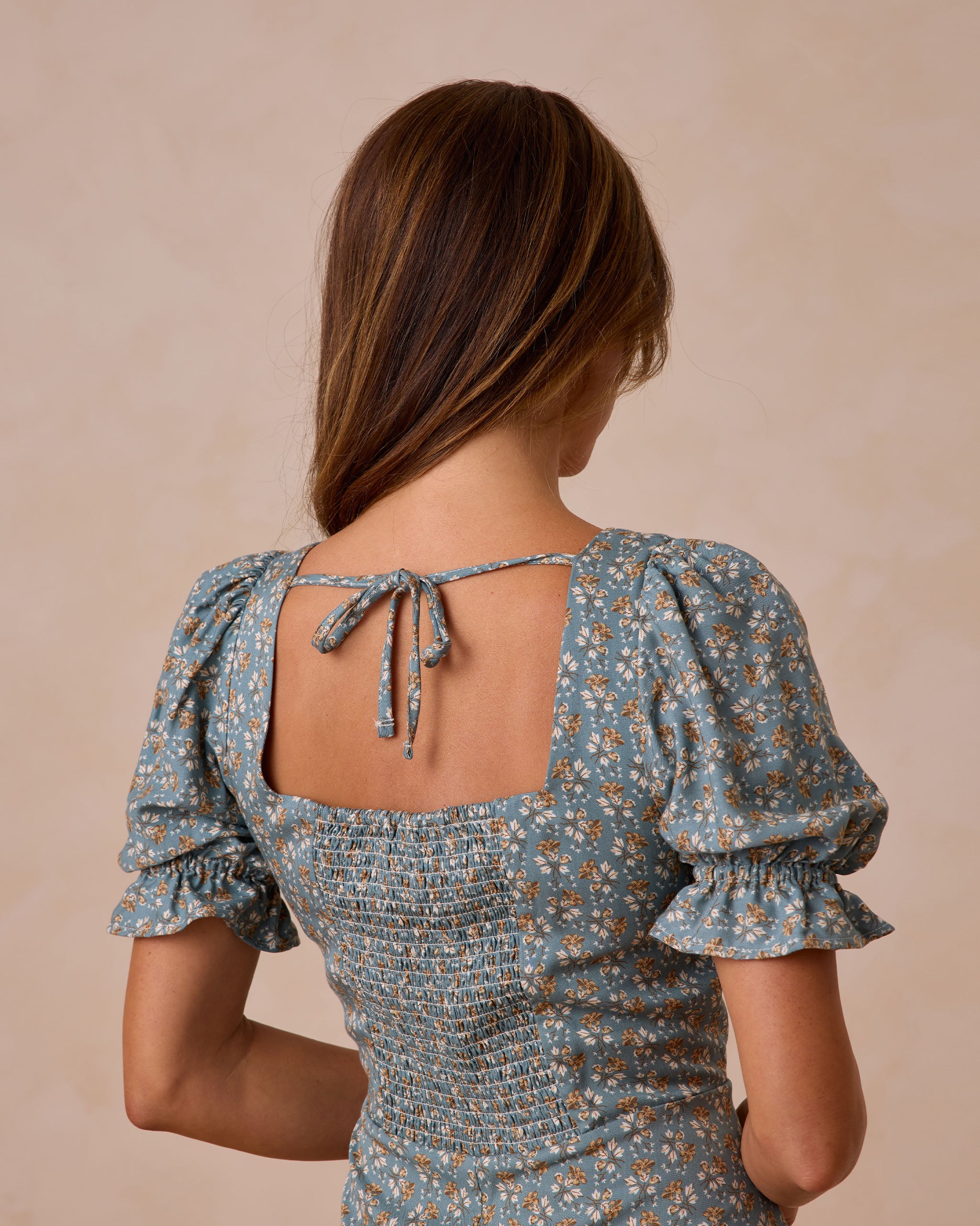  Claudia Dress || Blue Floral、mySite、layawaytickets