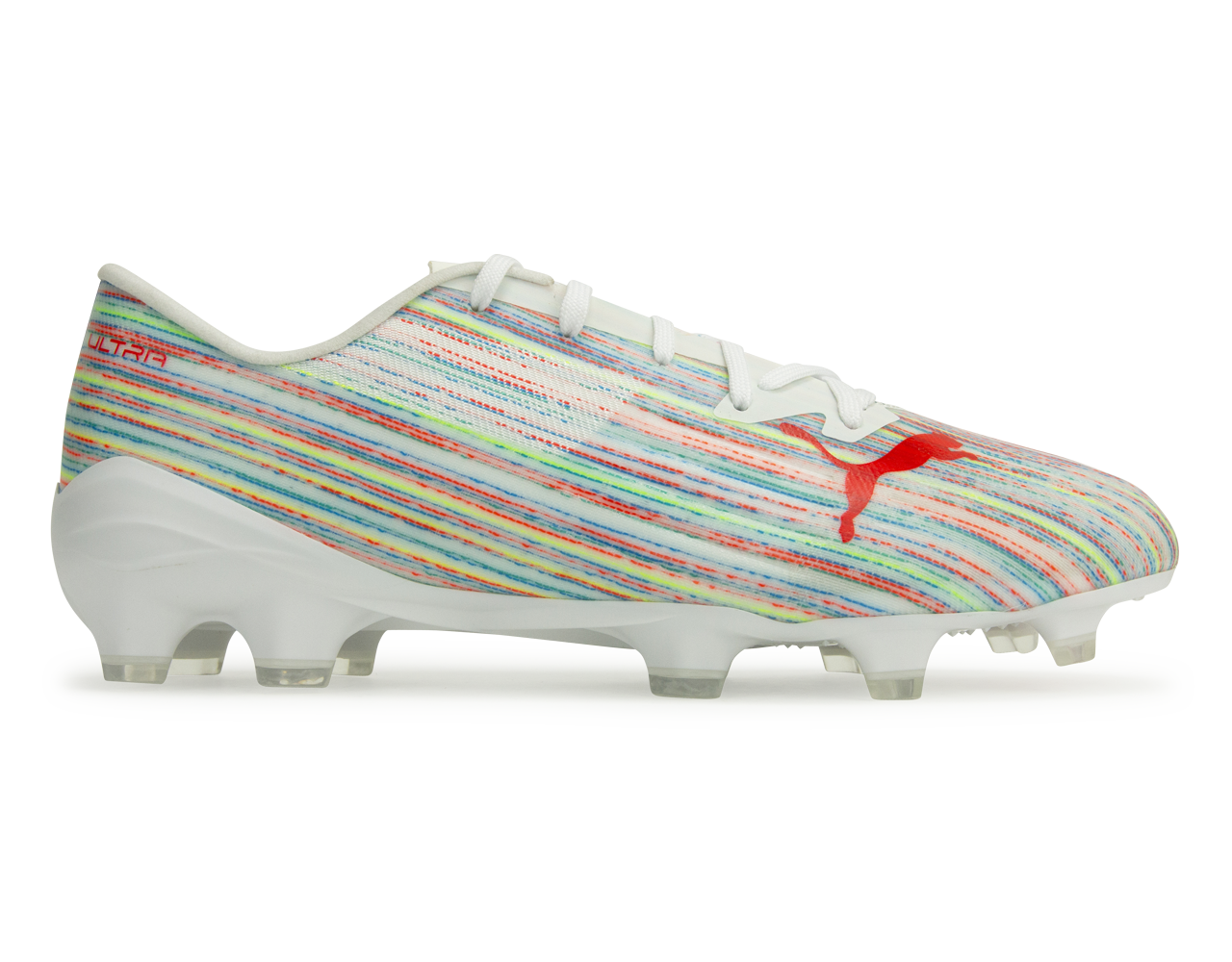 PUMA Men's Ultra 2.2 FG/AG White/Red、mySite、bottomscart