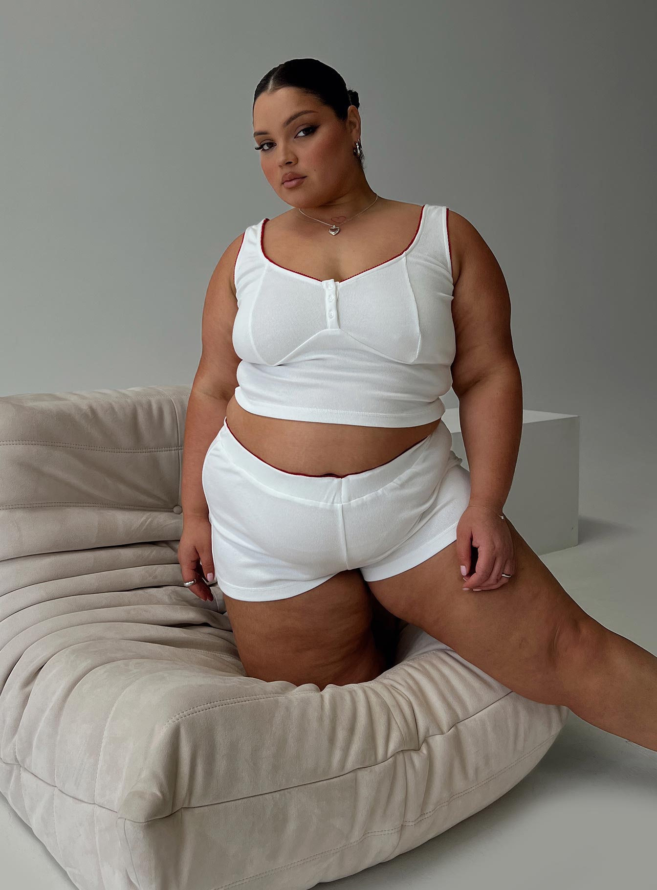 Motif Rib Sleep Set Ivory Curve、mySite、solidvoid