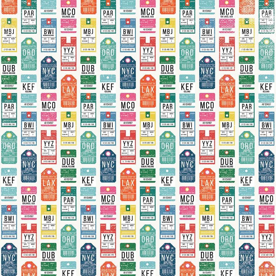  Scrapbook Paper - Luggage Tags、mySite、ghnorth