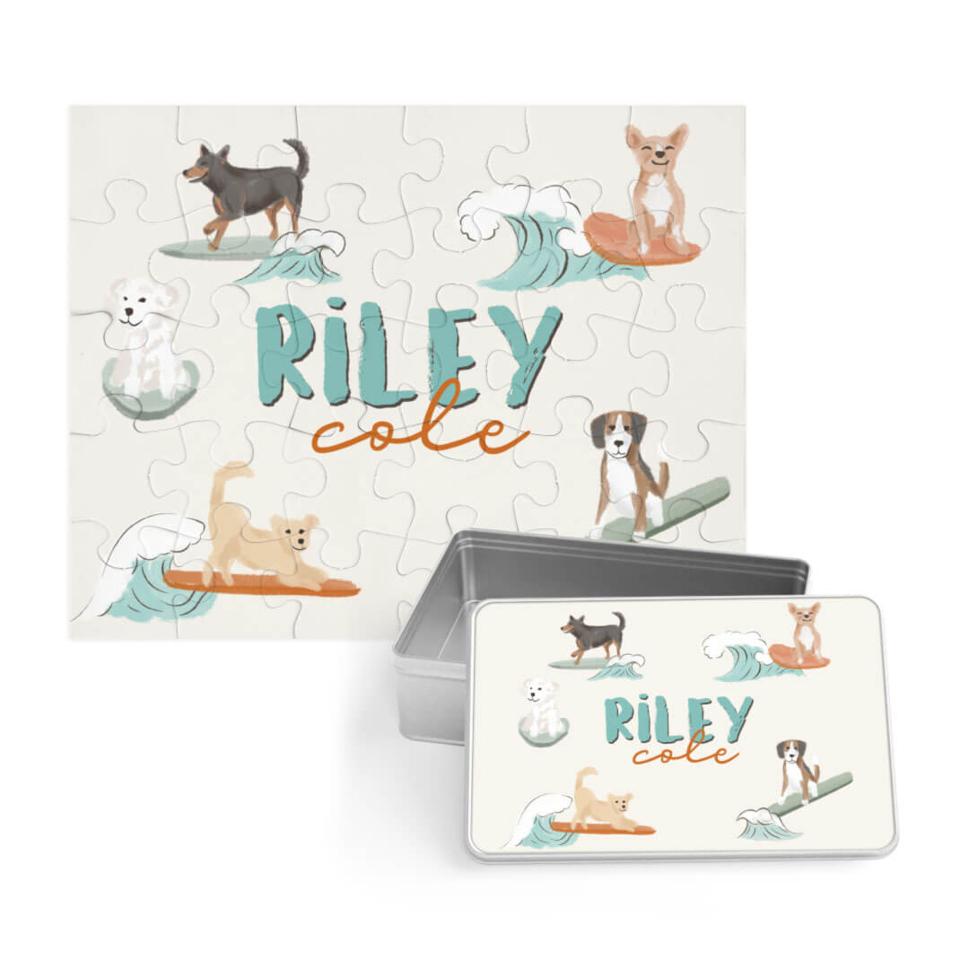  Kids Personalized 30 Piece Puzzle | Paddle Pups、mySite、layawaytickets