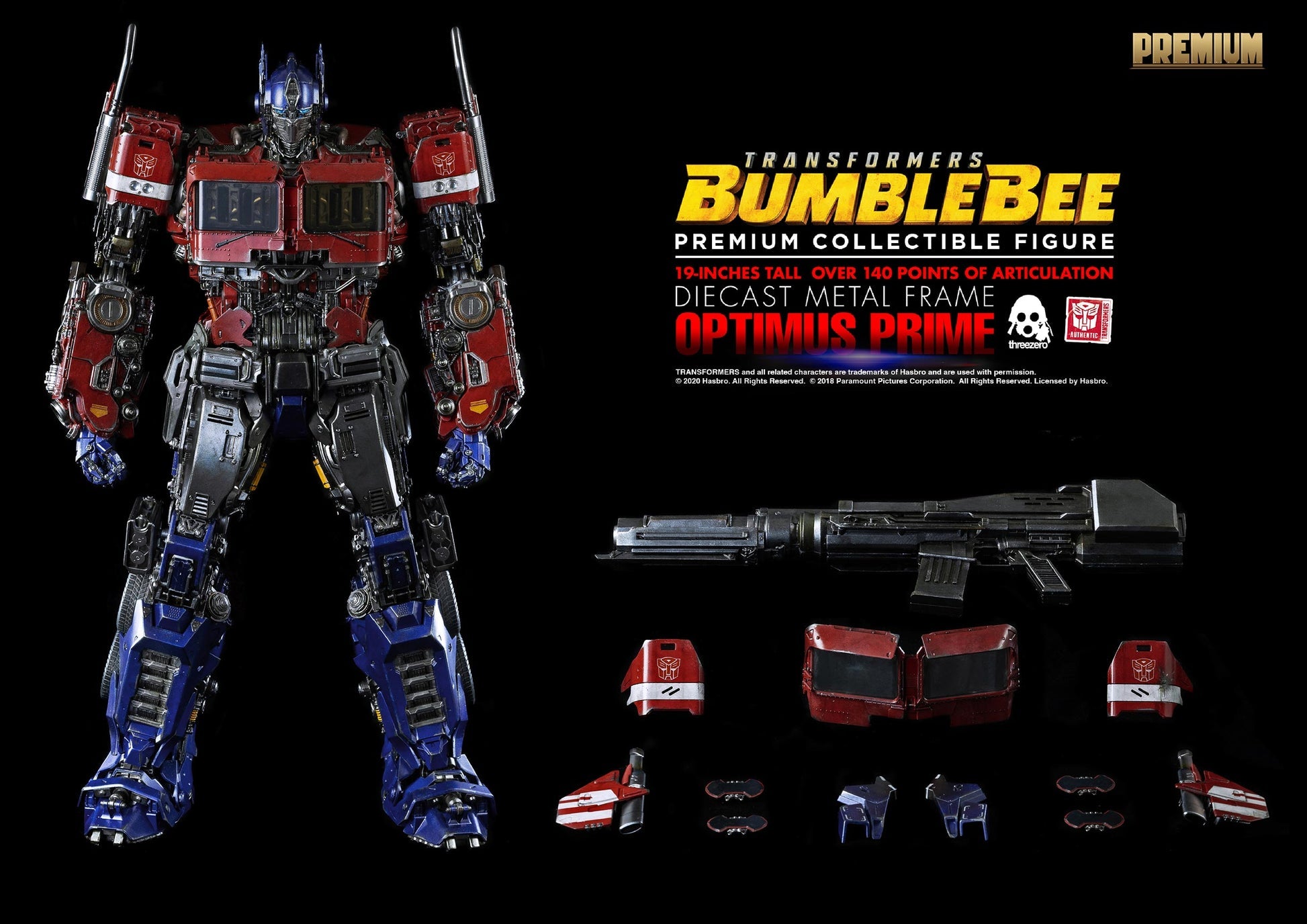 Threezero Transformers: Bumblebee Premium Collectible Optimus Prime、mySite、hgirdovlk