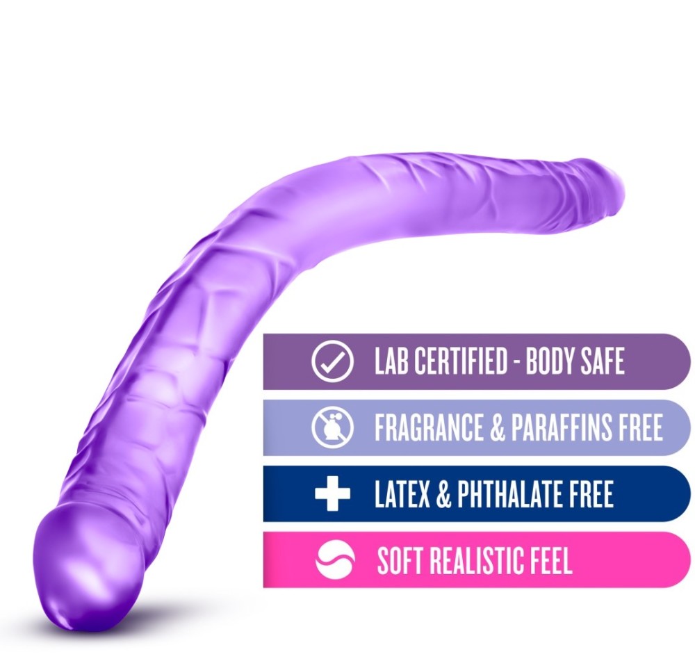B Yours By Blush® | Purple 16-Inch Long Dildo、mySite、bottomscart