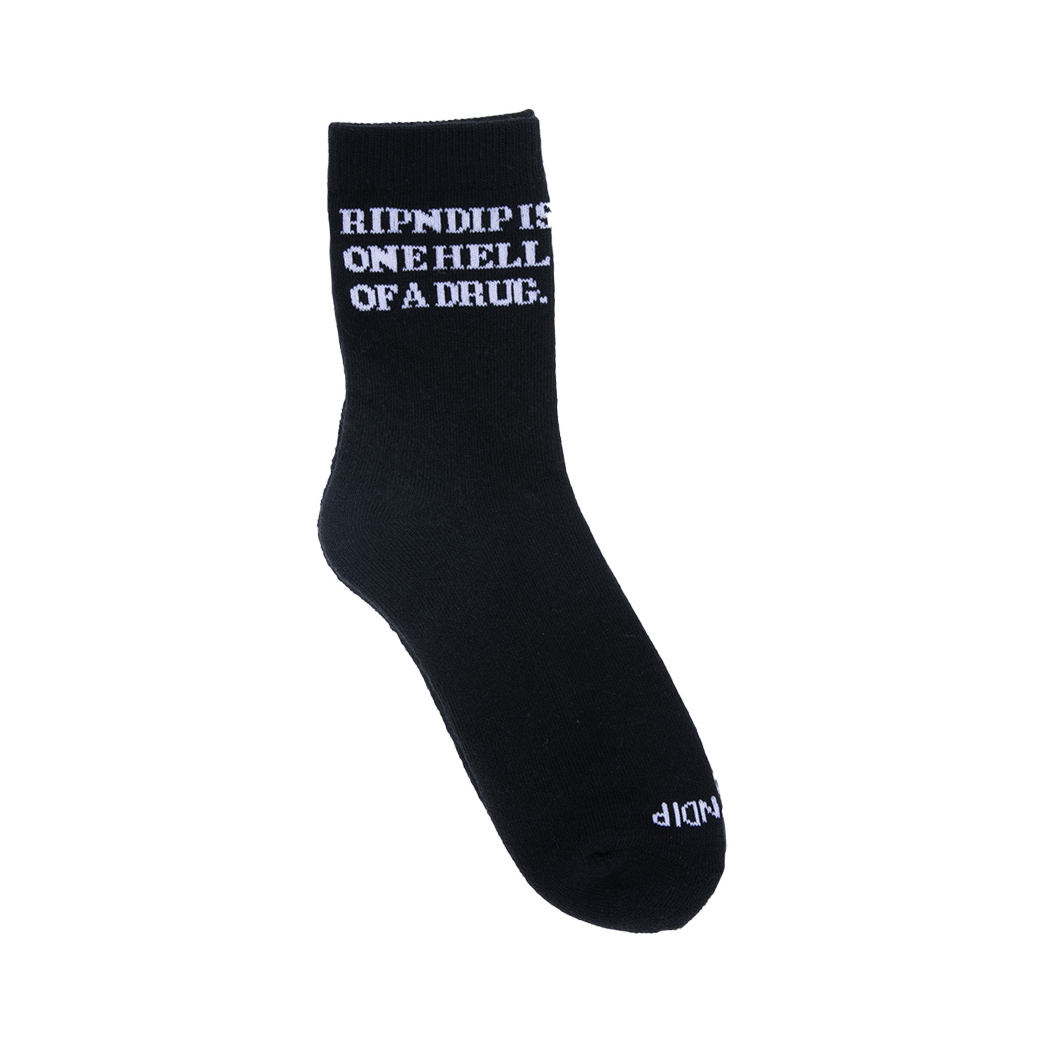  Hell Of A Drug Mid Socks (Black)、mySite、merchandisen
