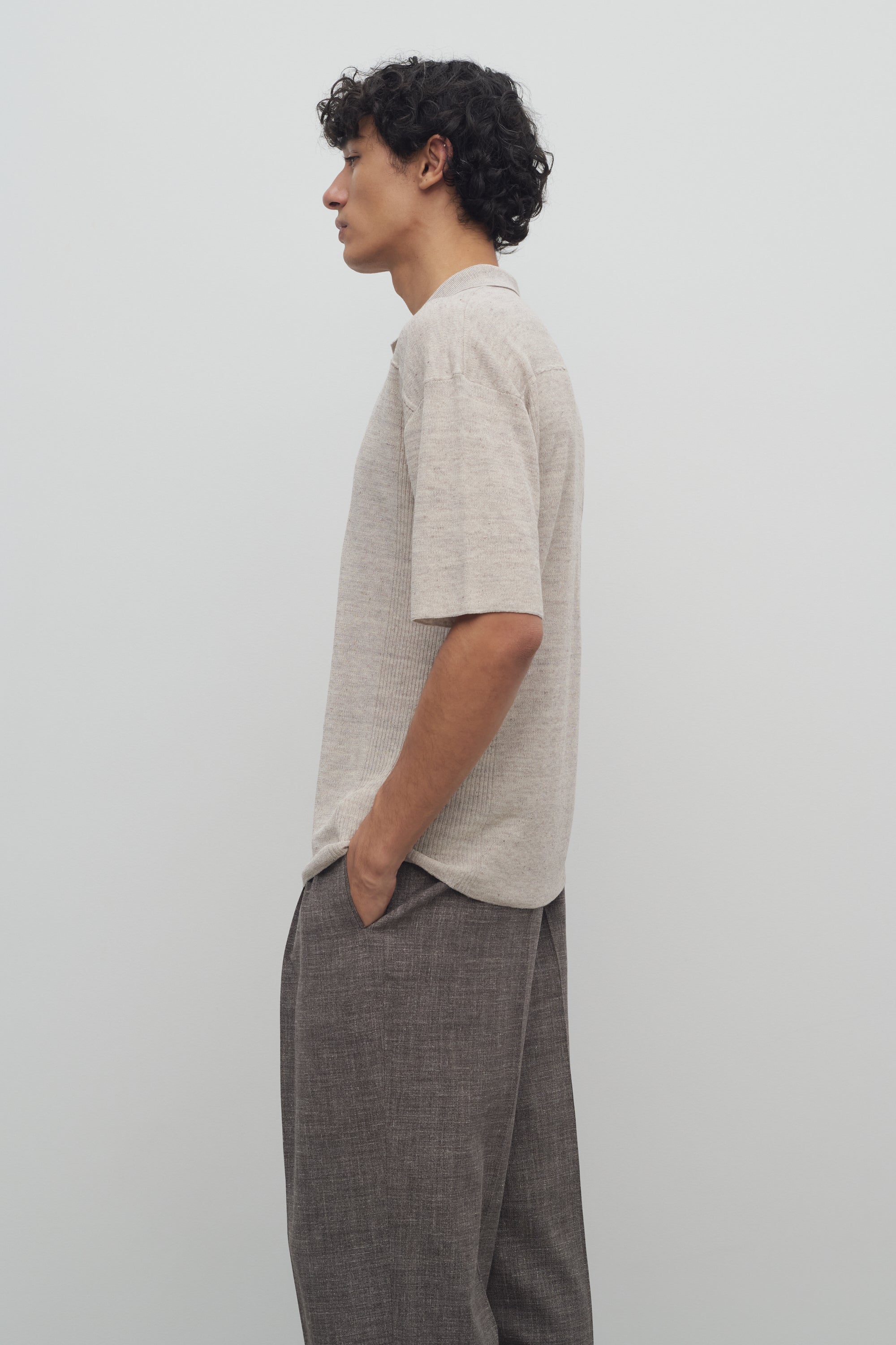 Reggie Top in Cotton and Linen、mySite、aoinhome