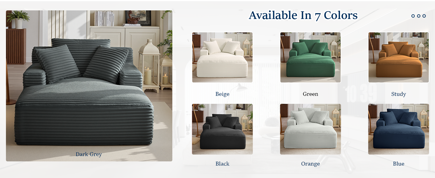 Oversized Chaise Lounge Chair