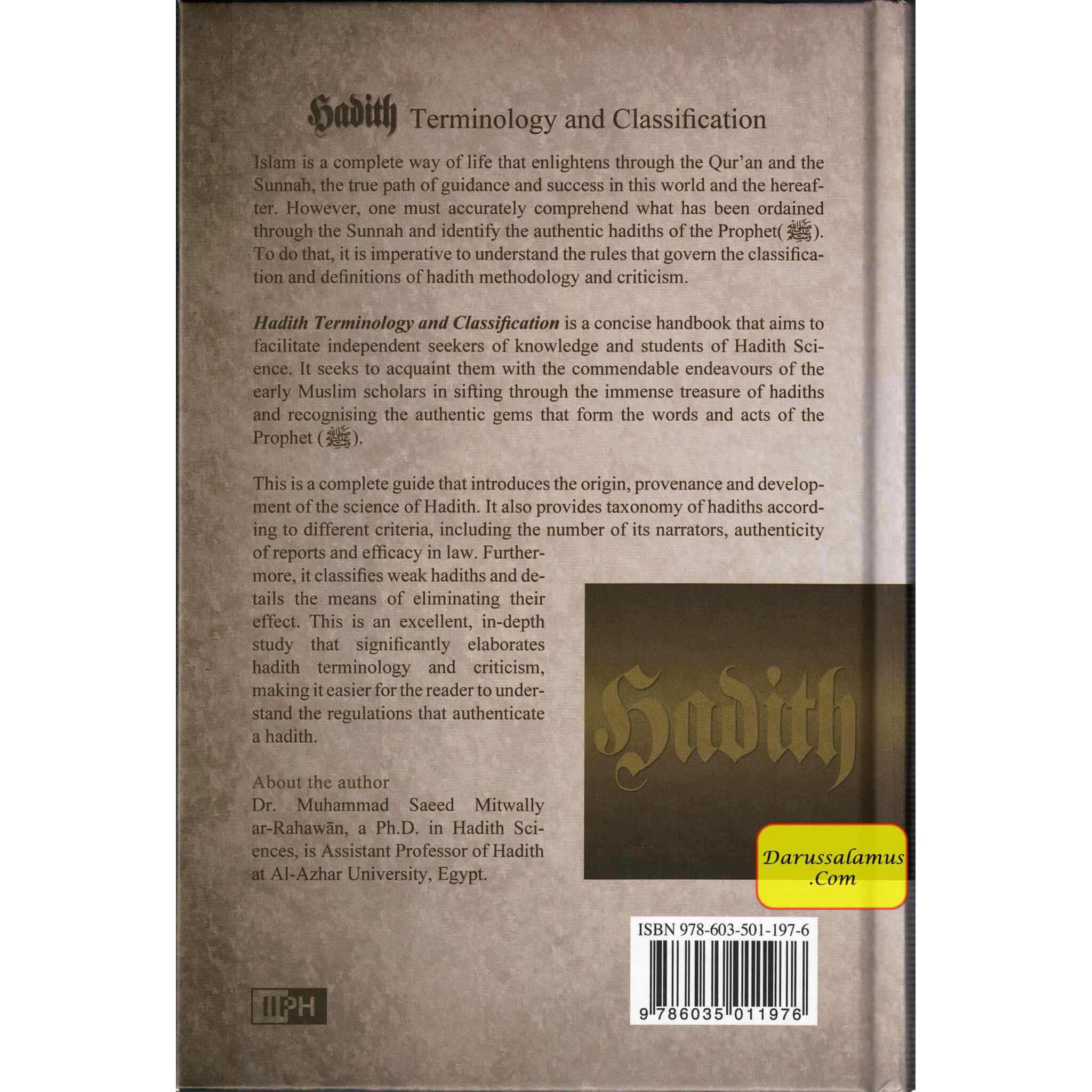 Hadith Terminology and Classification, A Handbook By Muhammad S. ar-Rahawan、mySite、topwebapps
