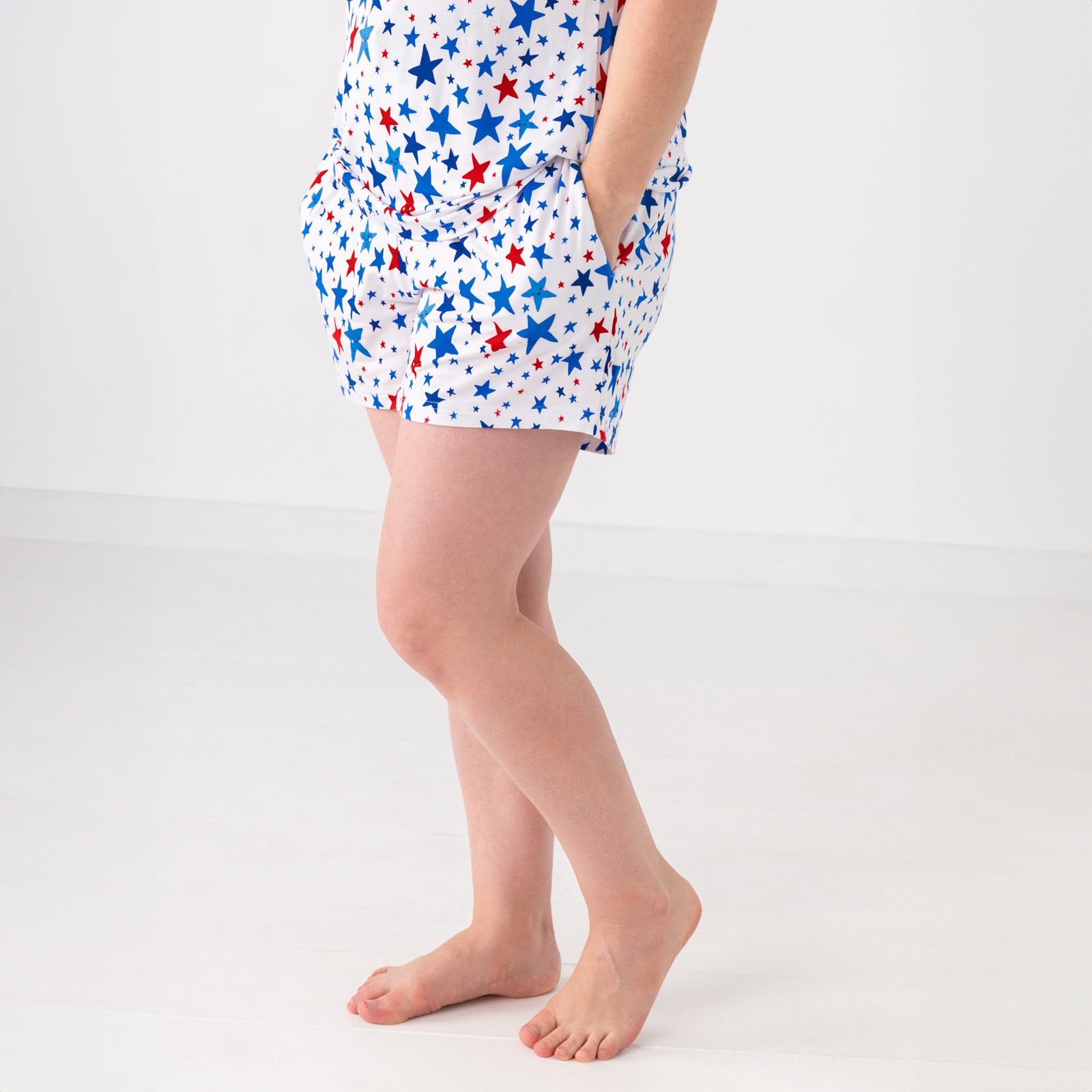 Bright Stars Women's Pajama Shorts、mySite、g9winljtr