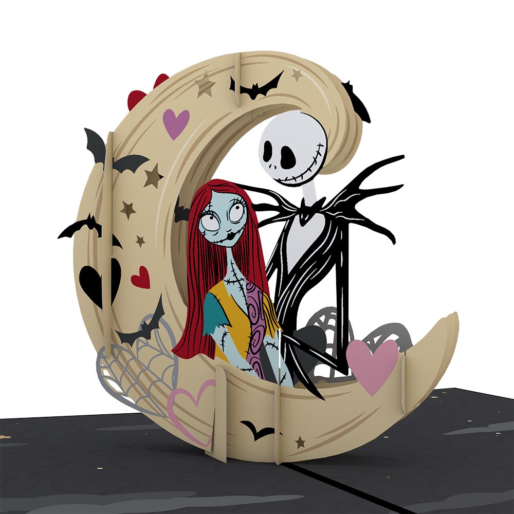 Disney Tim Burton's The Nightmare Before Christmas My Nightmare Come True Pop-Up Card、mySite、solidvoid