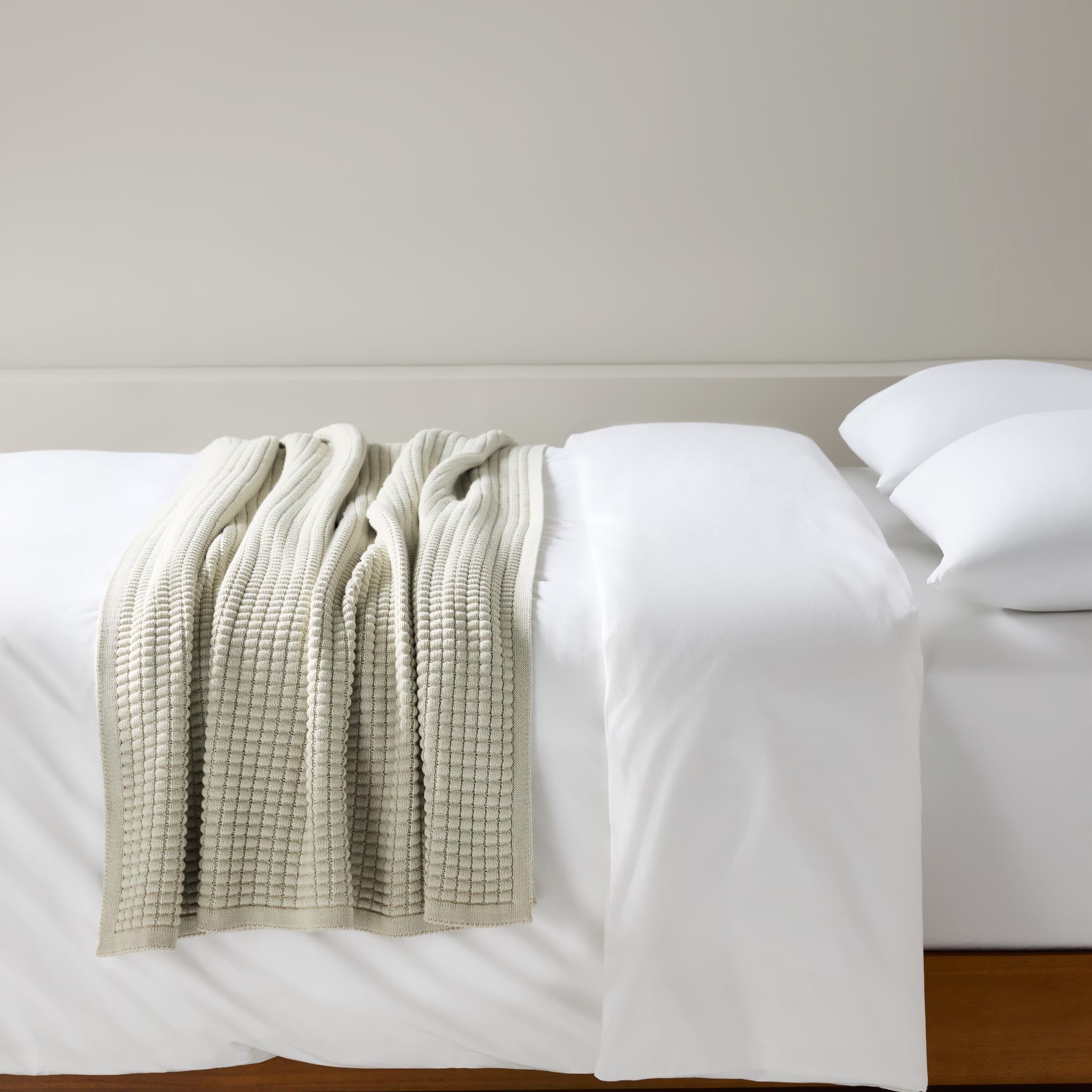  Grid Knit Cotton Throw Blanket、mySite、sugarbowlscore