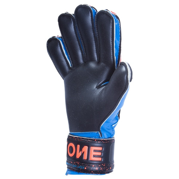 PUMA Men's ONE Protect 3 Fingersave Goalkeeper Gloves Blue/Red、mySite、bottomscart