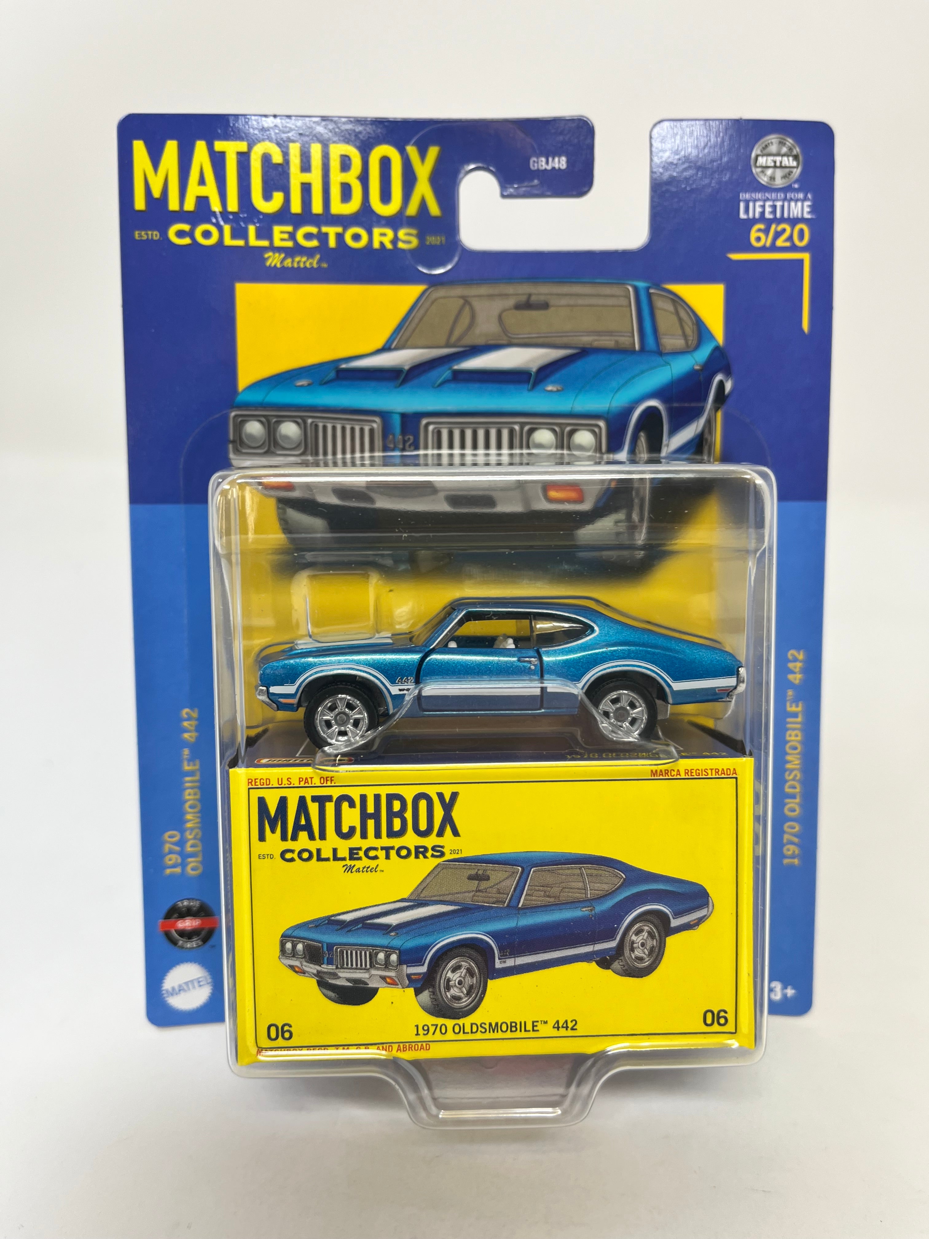 1970 Oldsmobile 442 * Aqua * 2024 Matchbox Collectors Series Case W、mySite、hgirdovlk