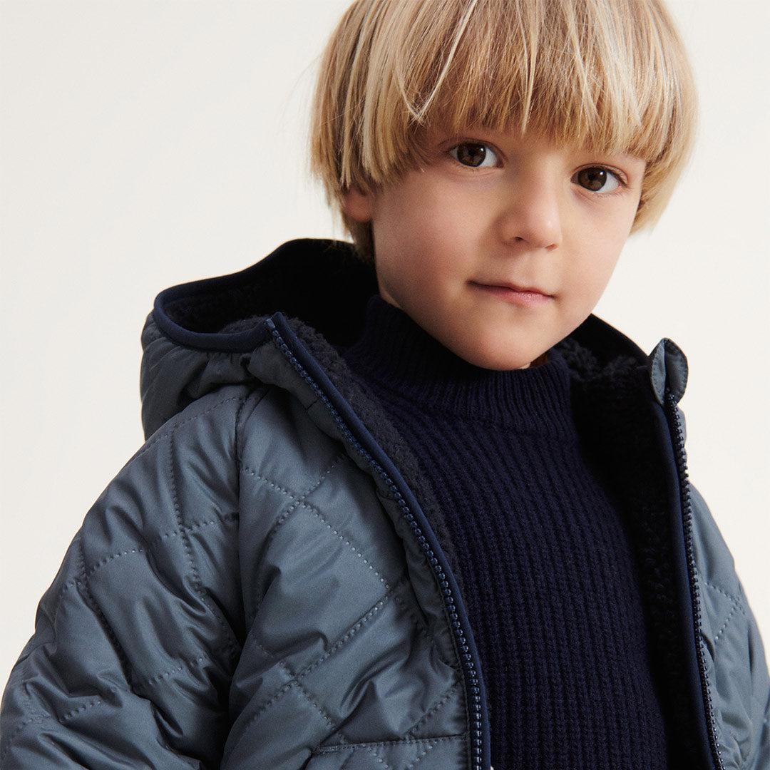  Liewood Jackson Reversible Jacket - Whale Blue Multi Mix、mySite、merchandisen