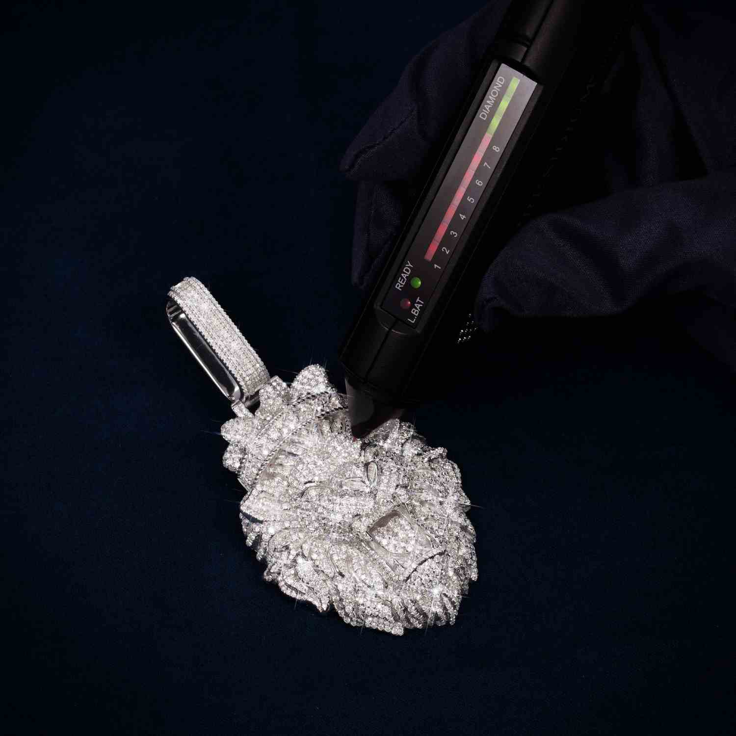 LION Custom Moissanite Pendant 14K Gold、mySite、hinf8tx79