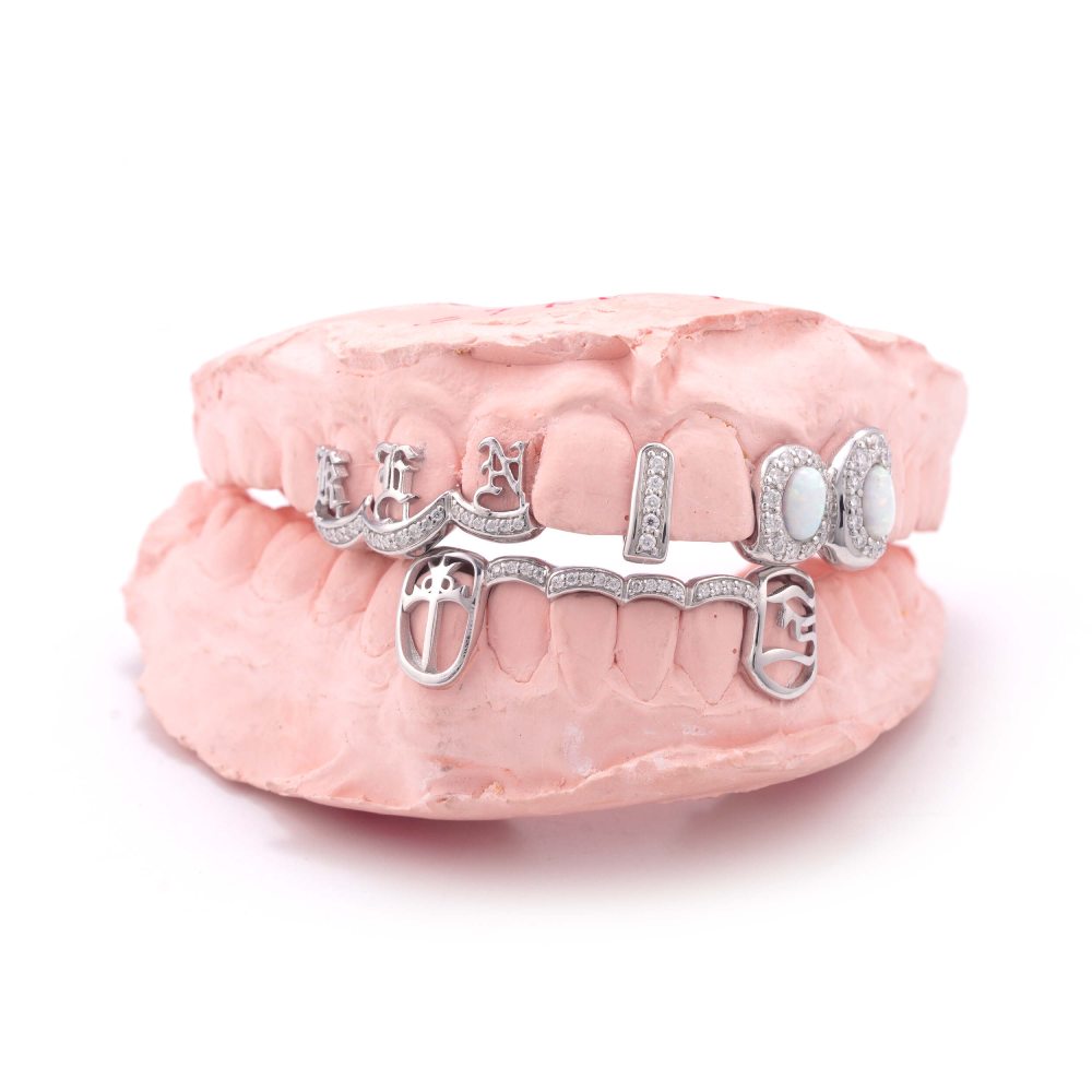 Custom Cross Opal Moissanite Grillz、mySite、hinf8tx79