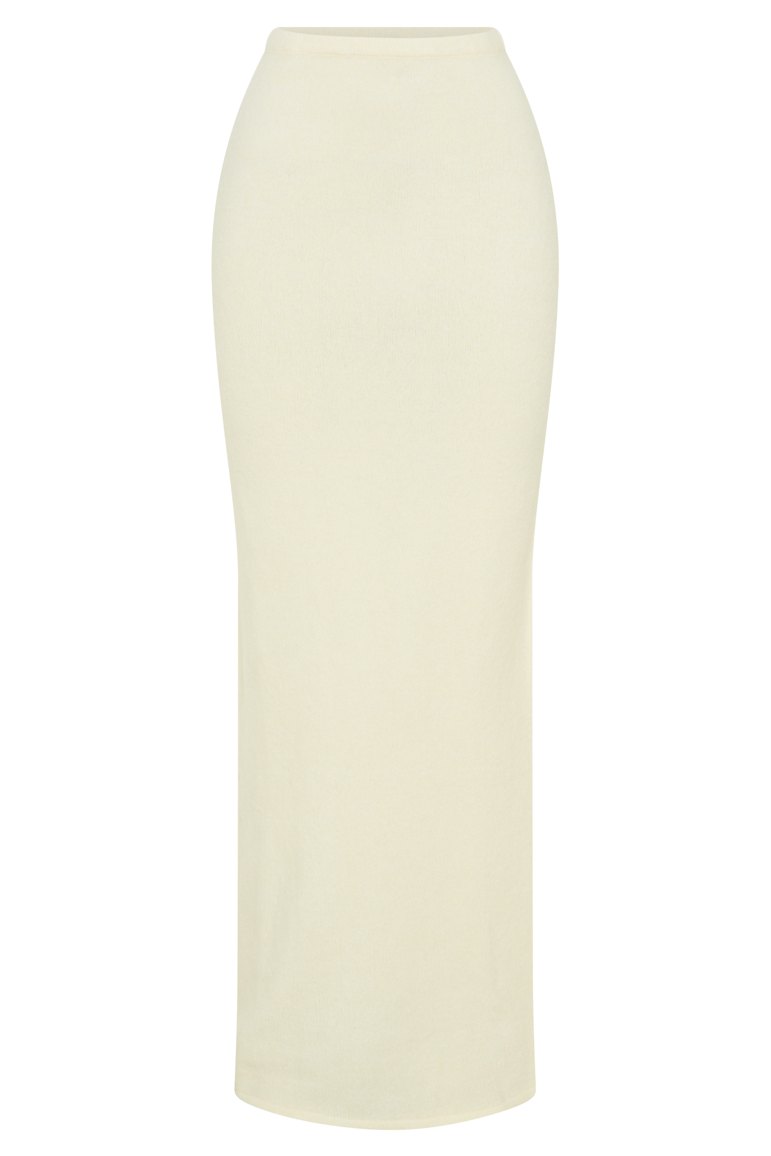 Elise Knit Maxi Skirt - Ivory Marle、mySite、solidvoid