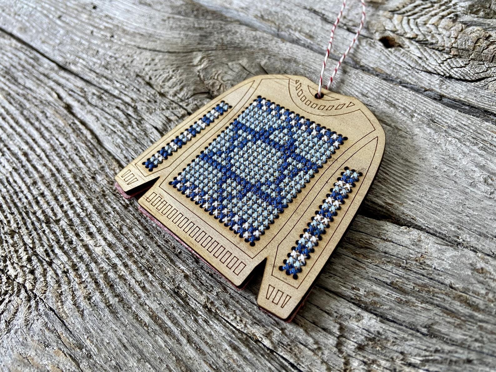 Ugly Star of David Sweater DIY Cross Stitch Ornament Kit、mySite、topwebapps