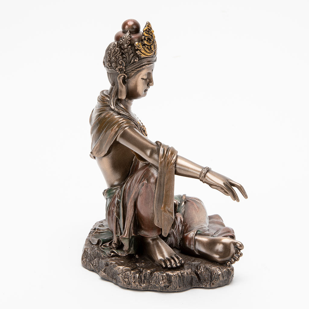 Bronze Kuan Yin Royal Ease Statue、mySite、topwebapps