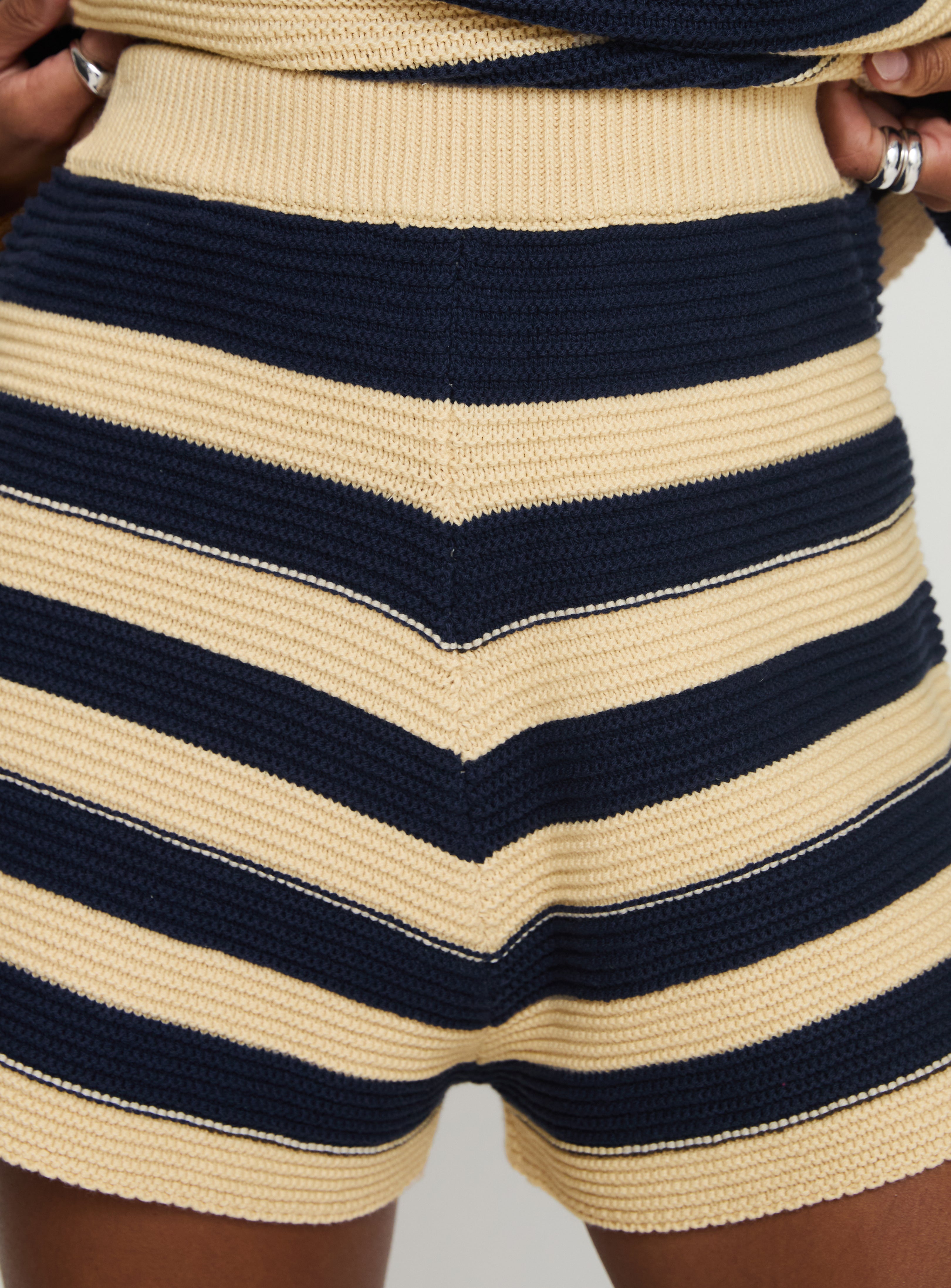 Cheyenne Set Navy / Cream Stripe、mySite、solidvoid