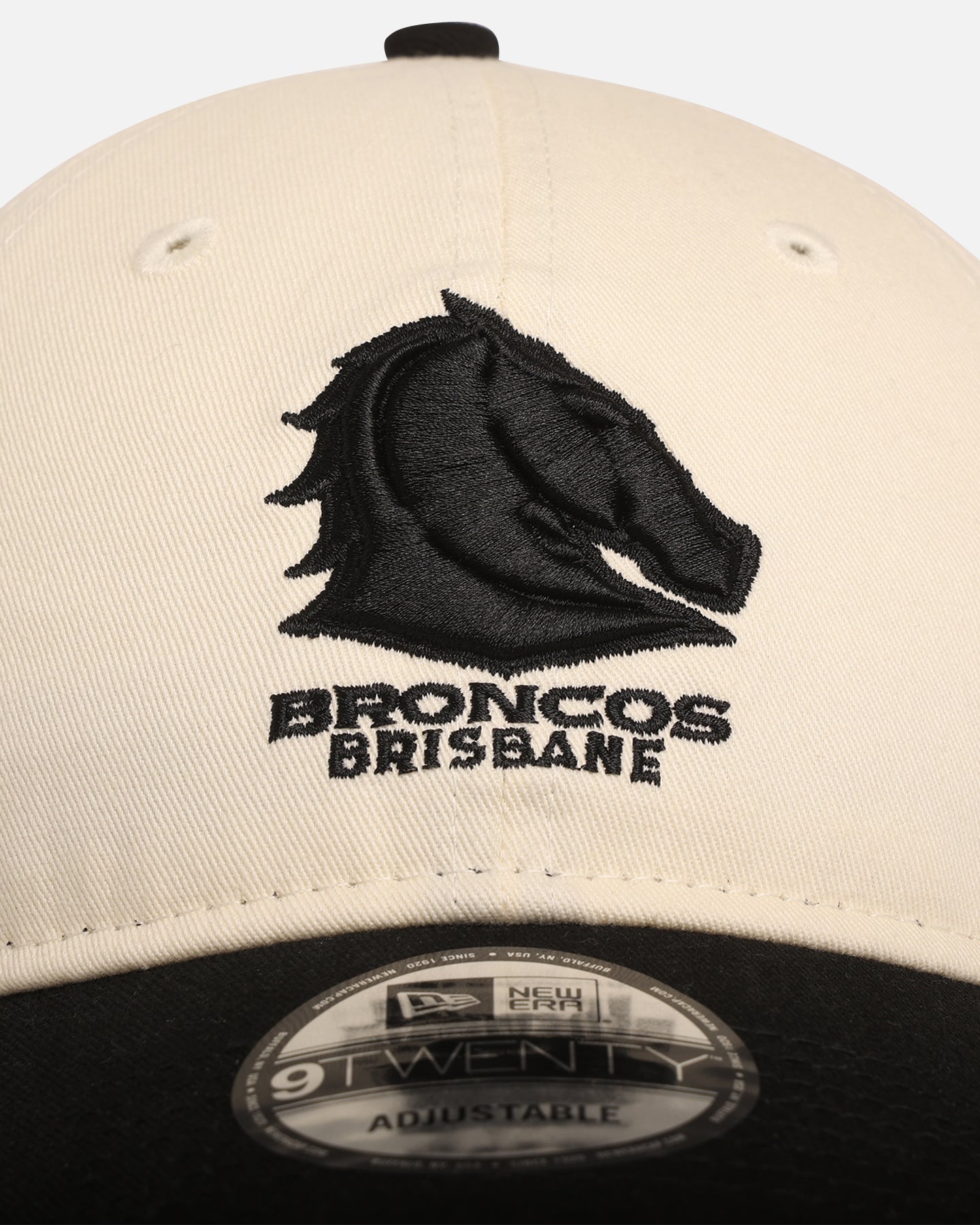 New Era Brisbane Broncos 'NRL Two Tone' 9TWENTY Strapback Chrome White/Black、mySite、zt4zffjzw